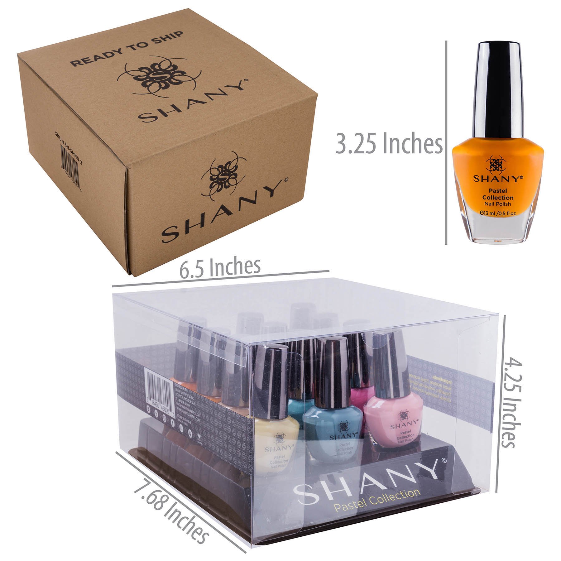 Foto 5 pulgar | Set De Esmaltes De Uñas Shany Pastel Collection 12 Colores 15 Ml - Venta Internacional.