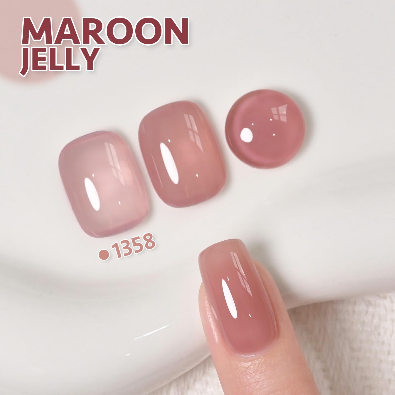 Foto 4 pulgar | Set De Esmaltes De Uñas En Gel Gaoy Jelly Brown White, 6 Colores, 7,3 Ml - Venta Internacional.
