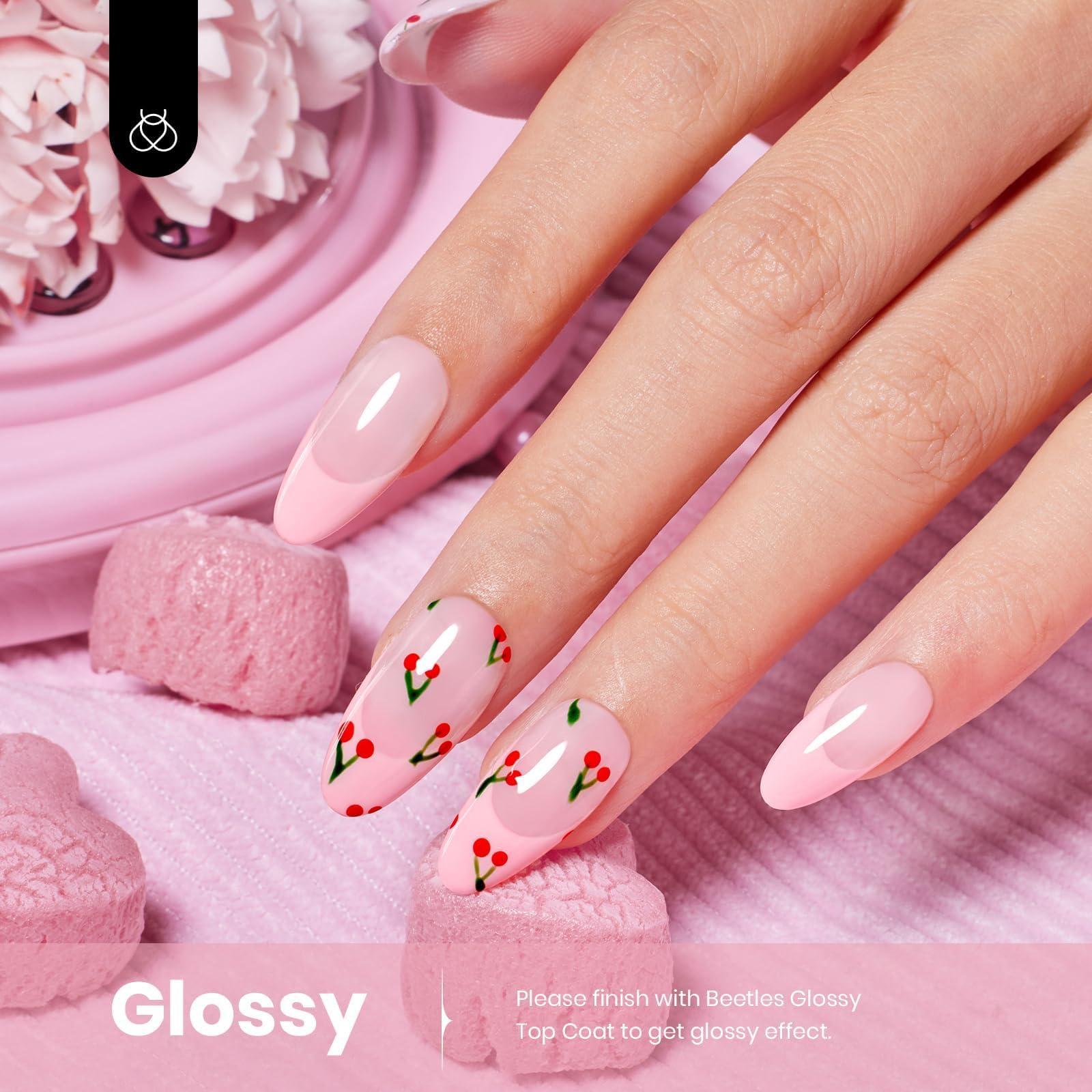 Foto 4 pulgar | Esmalte De Uñas Con Forma De Escarabajos En Gel Rosa, 15 Ml, Fairy Floss - Venta Internacional.