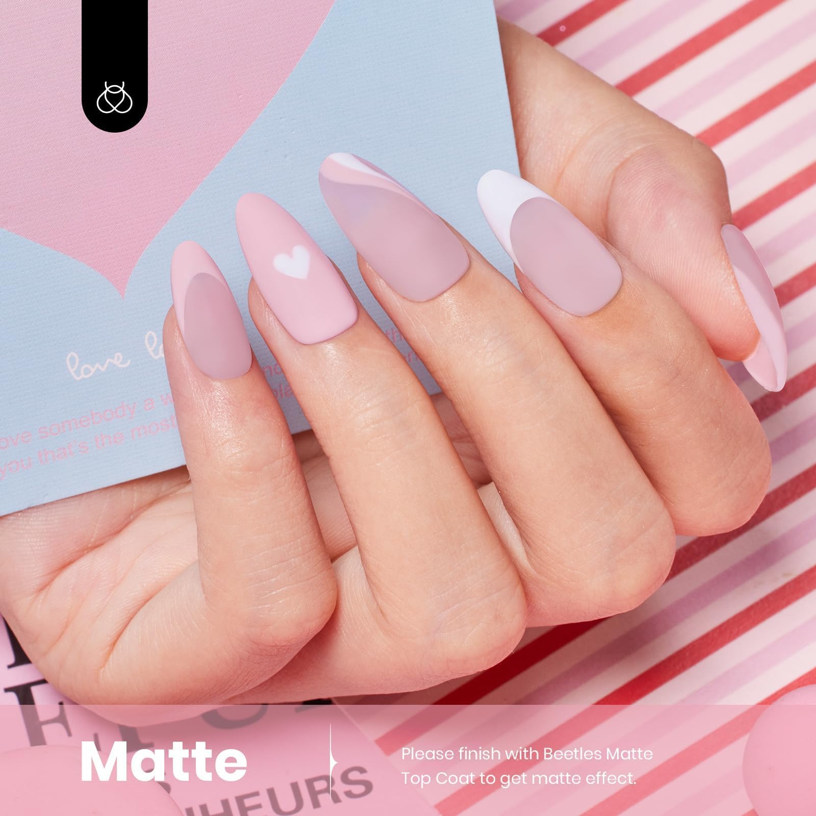 Foto 5 pulgar | Esmalte De Uñas Con Forma De Escarabajos En Gel Rosa, 15 Ml, Fairy Floss - Venta Internacional.