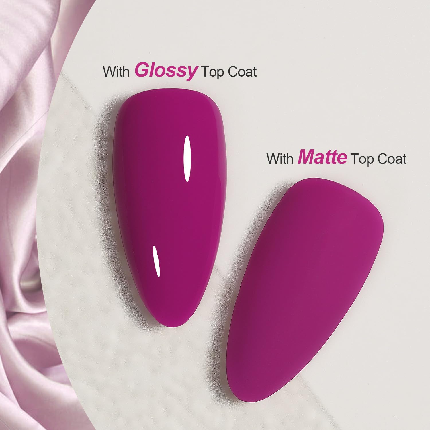 Foto 2 | Esmalte De Uñas Gaoy Purple Gel, 16 Ml, Remoja Y Cura Con Luz Uv - Venta Internacional.