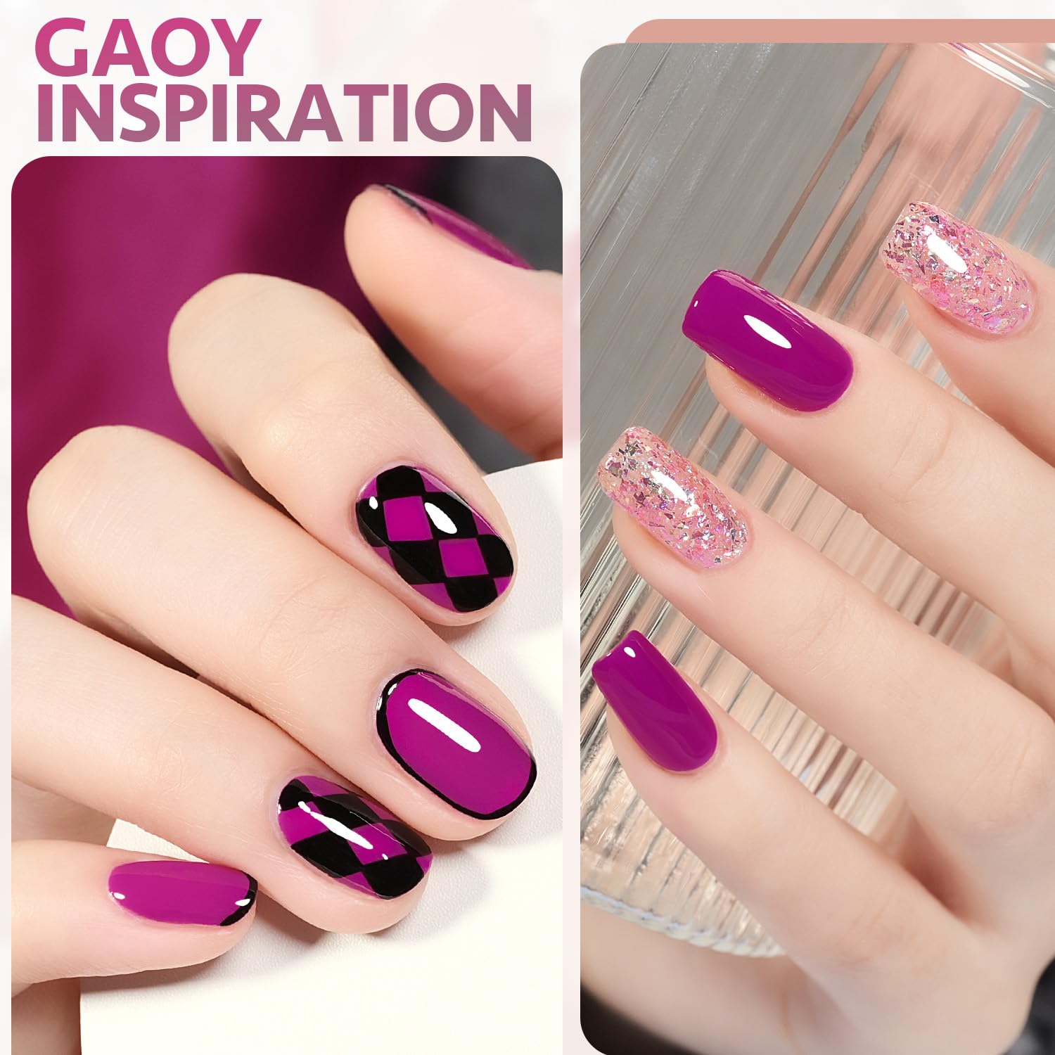 Foto 4 pulgar | Esmalte De Uñas Gaoy Purple Gel, 16 Ml, Remoja Y Cura Con Luz Uv - Venta Internacional.