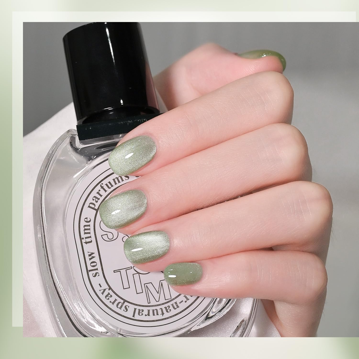 Foto 4 | Esmalte De Uñas Gaoy Green Glassy Cat Eye Gel 16 Ml Con Imán 2335 - Venta Internacional.