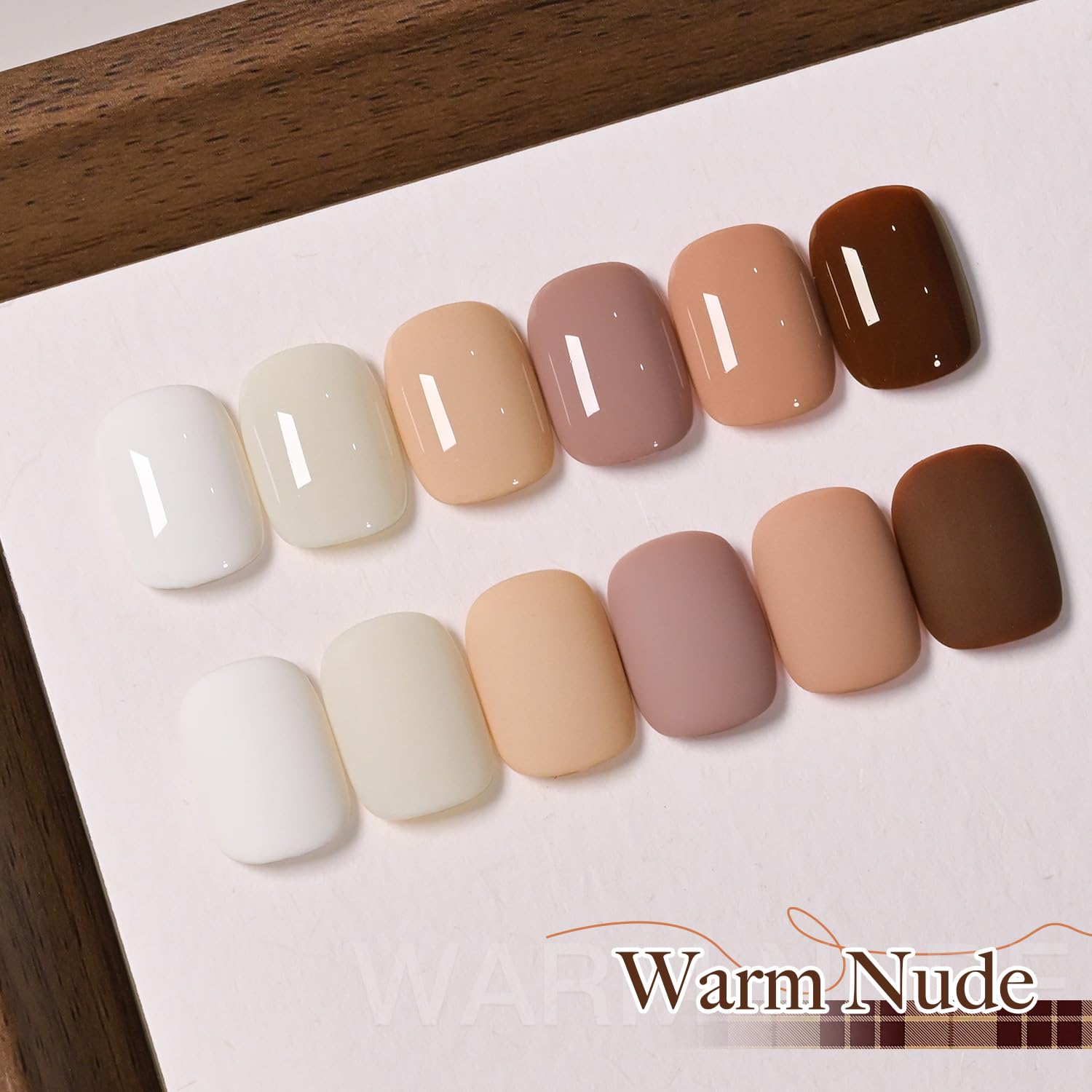 Foto 7 pulgar | Set De Esmaltes En Gel Gaoy Nude Brown, 6 Colores, 7,3 Ml, Soak Off Uv - Venta Internacional.