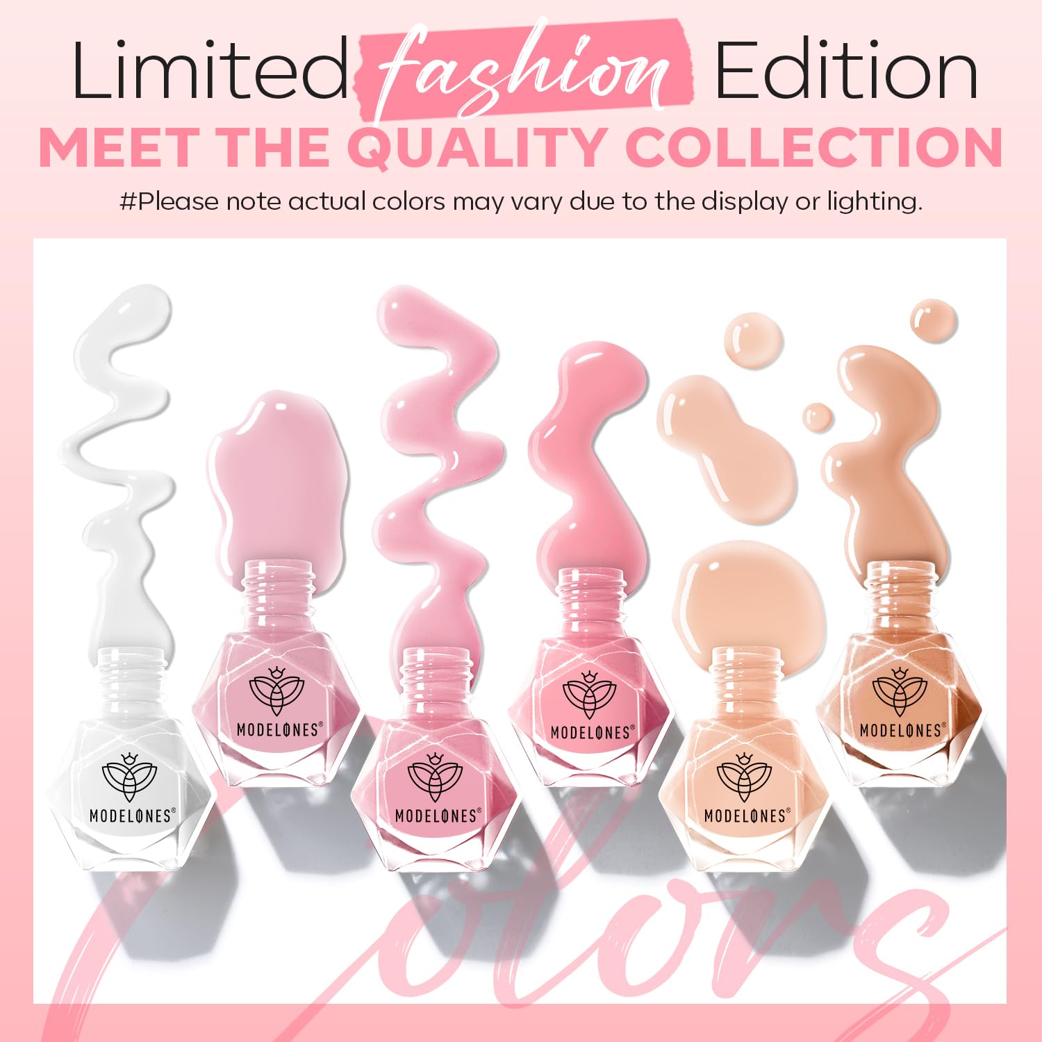 Foto 2 | Set De Esmaltes De Uñas Modelones Jelly 6 Colors Sheer Nude Pink - Venta Internacional.