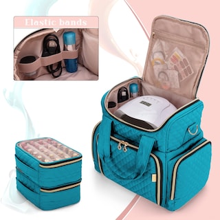 Foto 2 | Organizador De Esmaltes De Uñas Luxja Con Capacidad Para 48 Botellas Con Lámpara De Uñas - Venta Internacional.