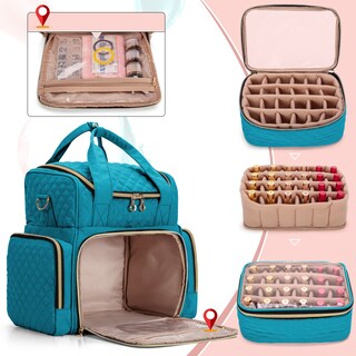 Foto 3 | Organizador De Esmaltes De Uñas Luxja Con Capacidad Para 48 Botellas Con Lámpara De Uñas - Venta Internacional.
