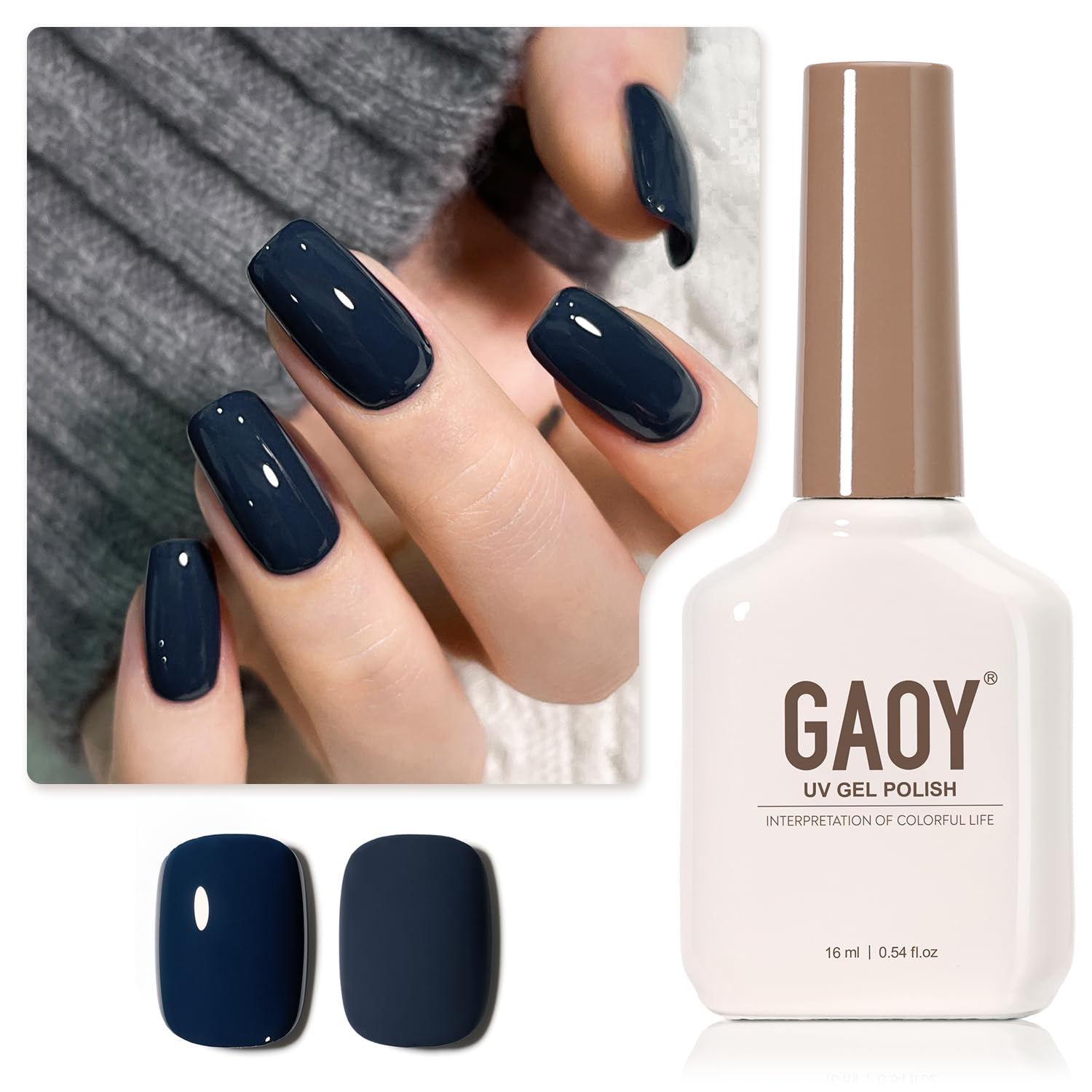 Esmalte De Uñas En Gel Gaoy Blue, 16 Ml, Soak Off Uv Light Cure 2115 - Venta Internacional.