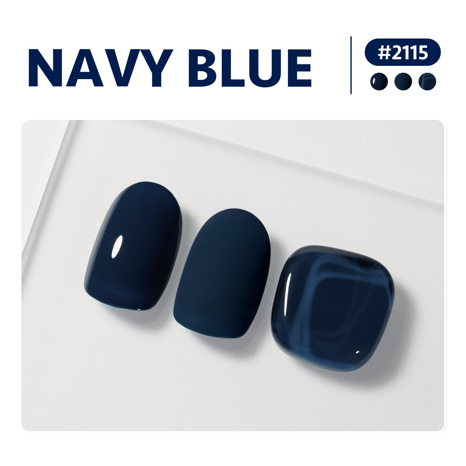 Foto 3 pulgar | Esmalte De Uñas En Gel Gaoy Blue, 16 Ml, Soak Off Uv Light Cure 2115 - Venta Internacional.
