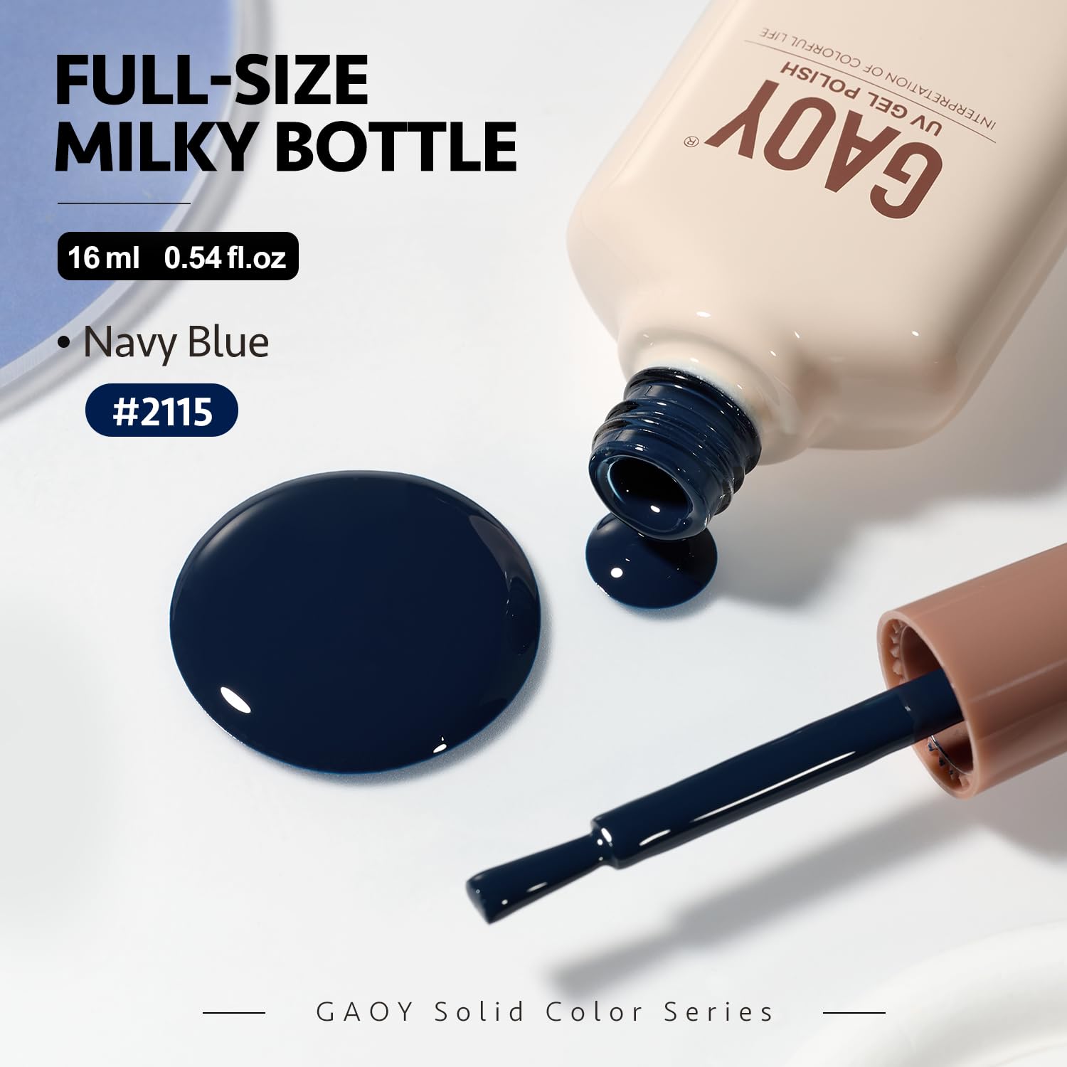 Foto 7 pulgar | Esmalte De Uñas En Gel Gaoy Blue, 16 Ml, Soak Off Uv Light Cure 2115 - Venta Internacional.