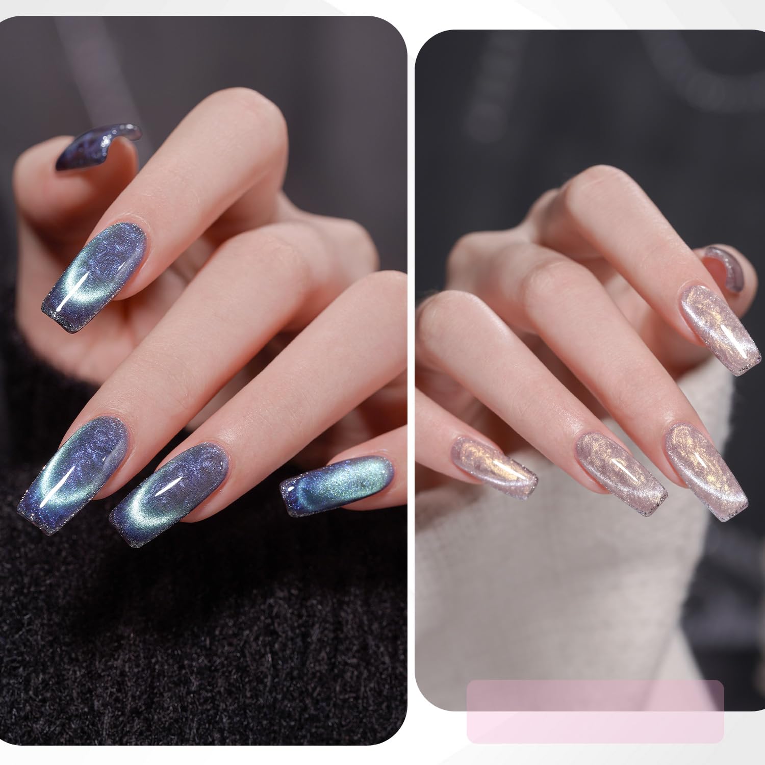 Foto 5 | Esmalte En Gel Gail Magnet Gaoy 5 En 1 Para Ojos De Gato, Color Rosa - Venta Internacional.
