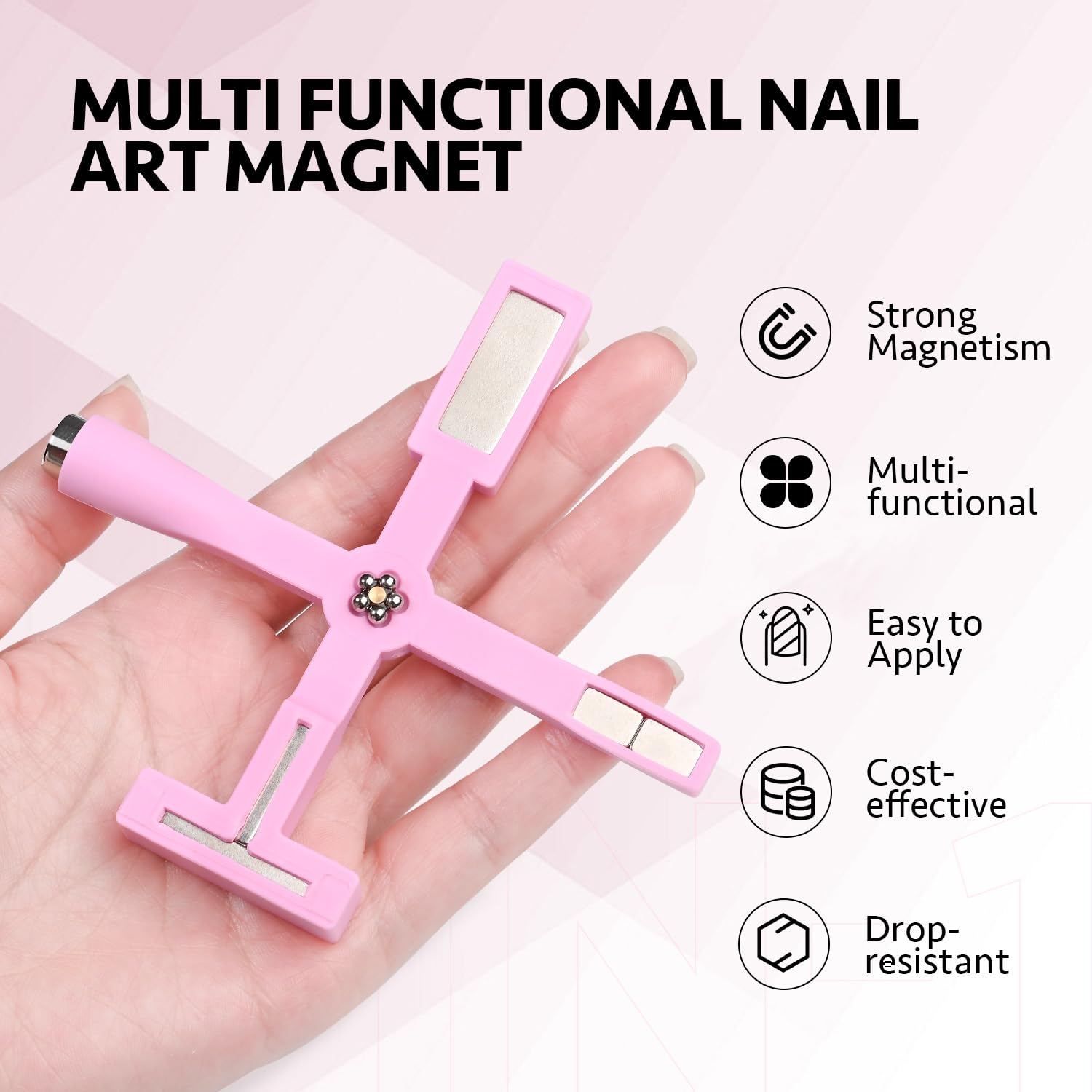 Foto 7 pulgar | Esmalte En Gel Gail Magnet Gaoy 5 En 1 Para Ojos De Gato, Color Rosa - Venta Internacional.