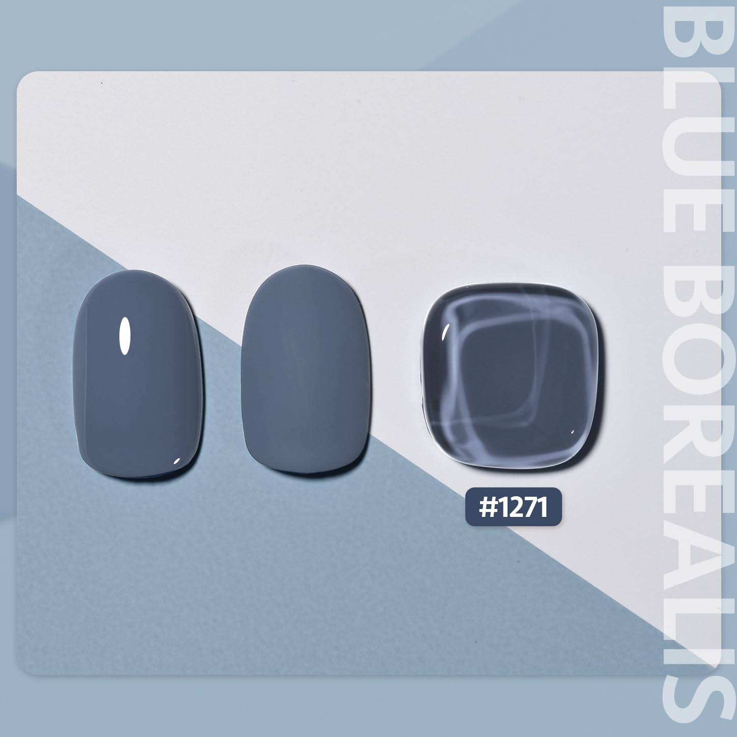 Foto 2 | Esmalte De Uñas Gaoy Blue Gel 16 Ml Soak Off Uv Light 1271 Blue - Venta Internacional.