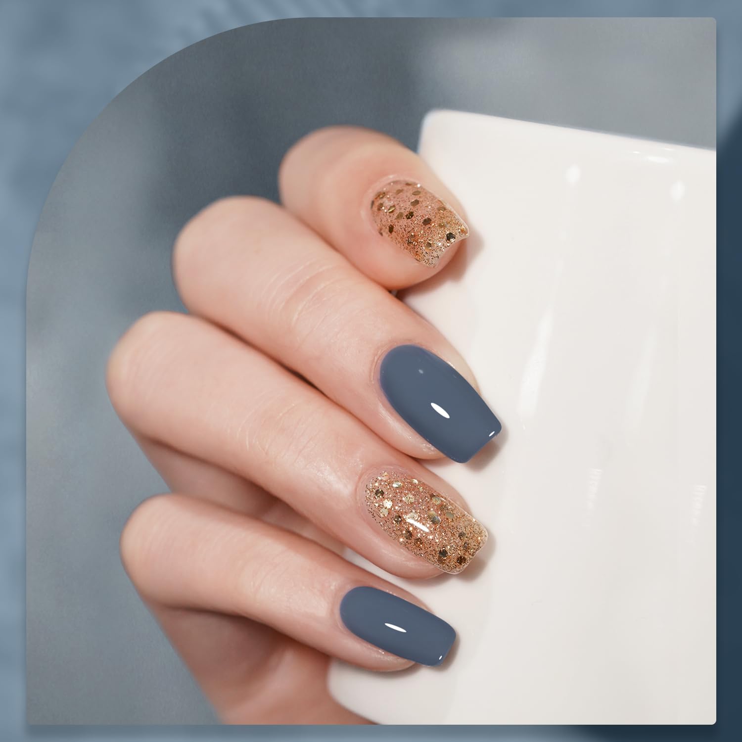 Foto 4 pulgar | Esmalte De Uñas Gaoy Blue Gel 16 Ml Soak Off Uv Light 1271 Blue - Venta Internacional.