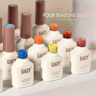 Foto 6 | Kit De Esmaltes De Uñas En Gel Gaoy, 42 Unidades, Rojo, Verde Y Azul Para Todas Las Estaciones - Venta Internacional.