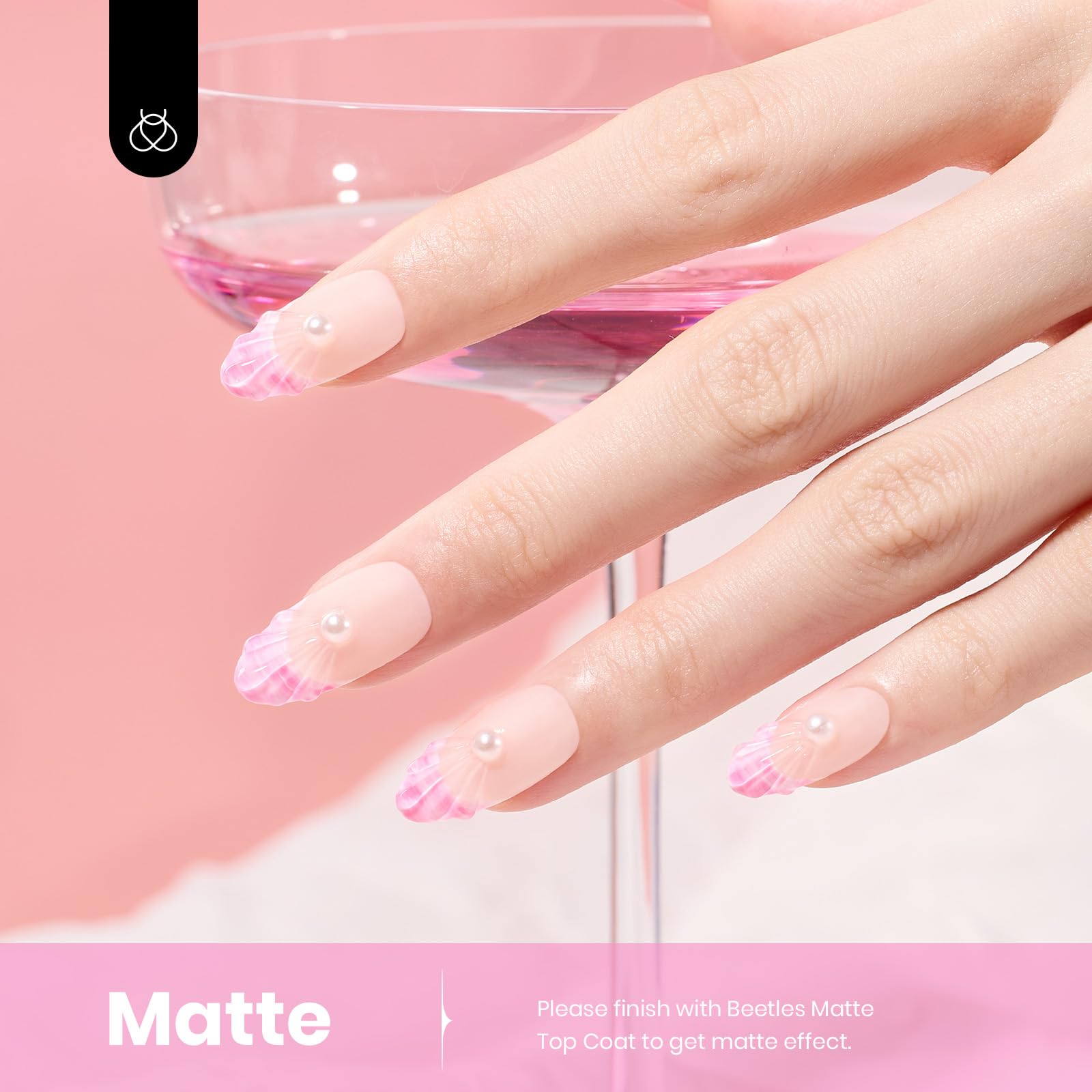 Foto 4 pulgar | Esmalte De Uñas En Gel Beetles Pink, 15 Ml, Con Efecto Uv O Led, De Alto Brillo - Venta Internacional.