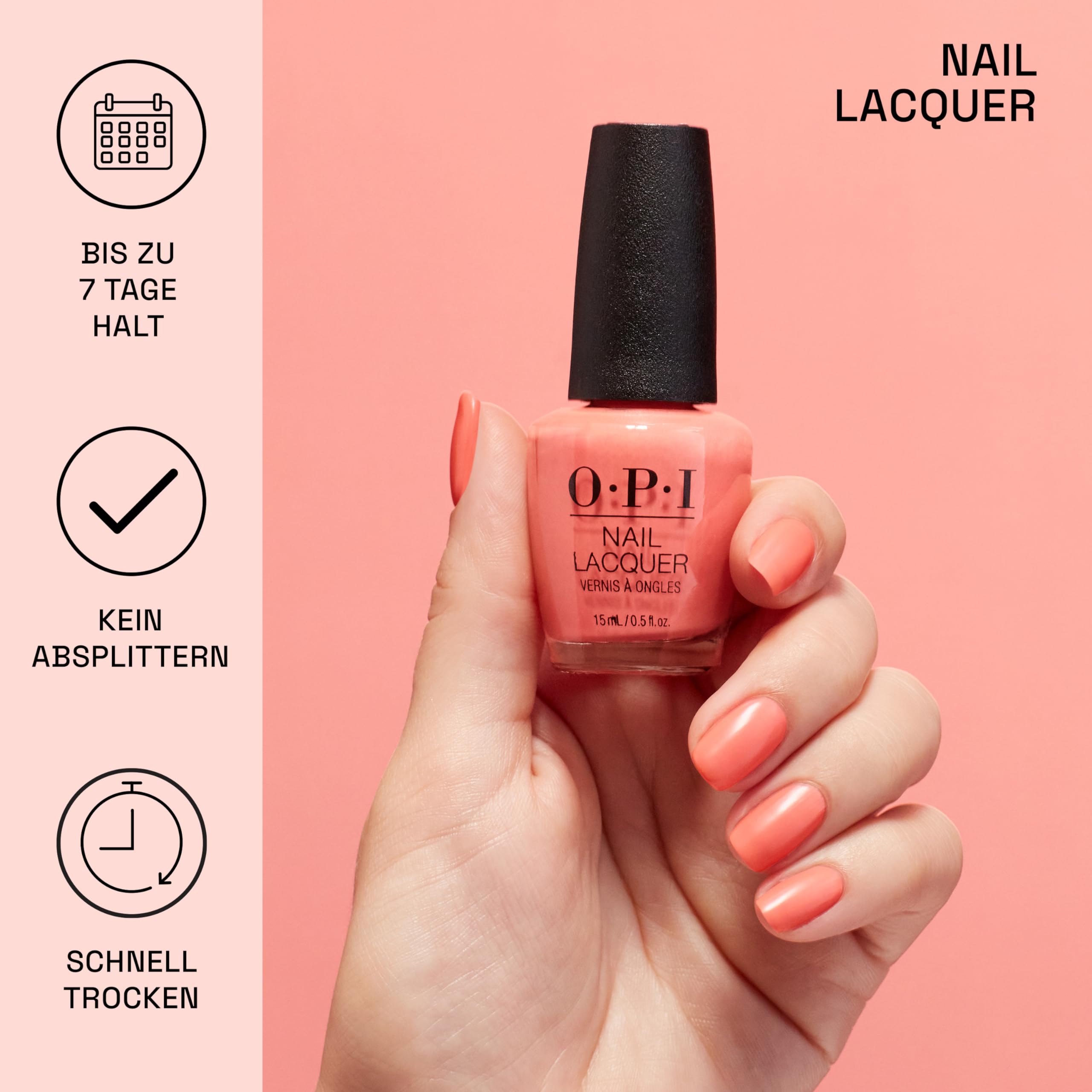 Foto 5 pulgar | Esmalte De Uñas Opi Nail Lacquer Tickle My France-y Soft Pink - Venta Internacional.