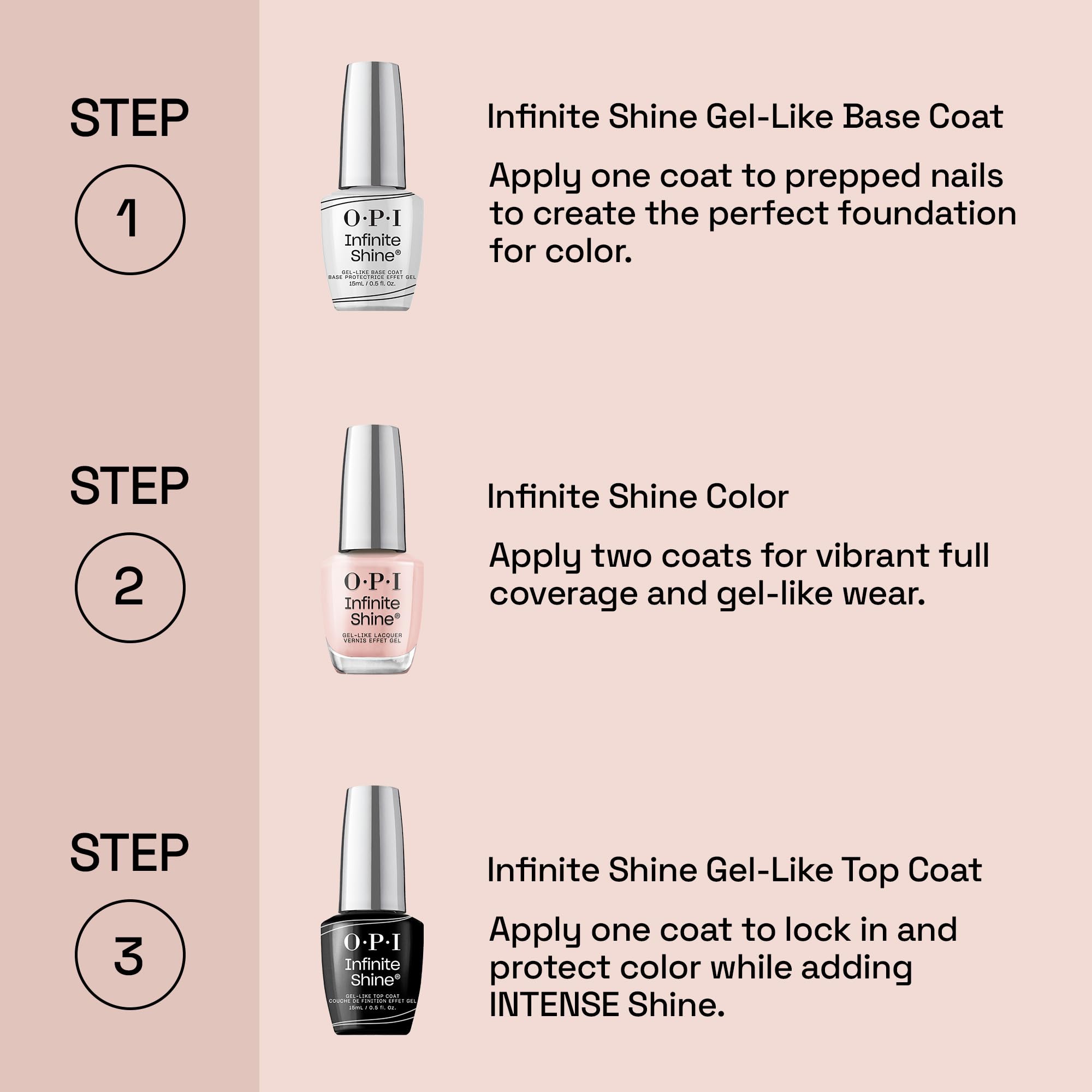 Foto 7 pulgar | Esmalte De Uñas Opi Infinite Shine Long-wear Lacquer 15 Ml X2 - Venta Internacional.