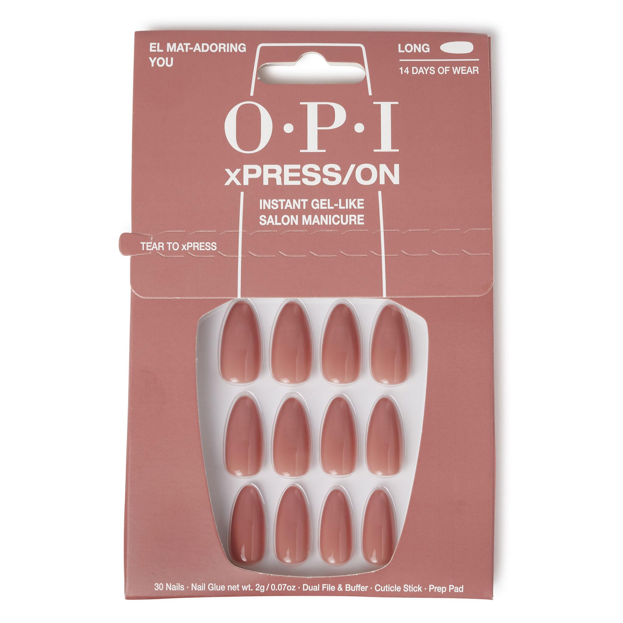 Presiona Las Uñas Opi Xpress/en El Mat Adoring You Soft Neutral - Venta Internacional.