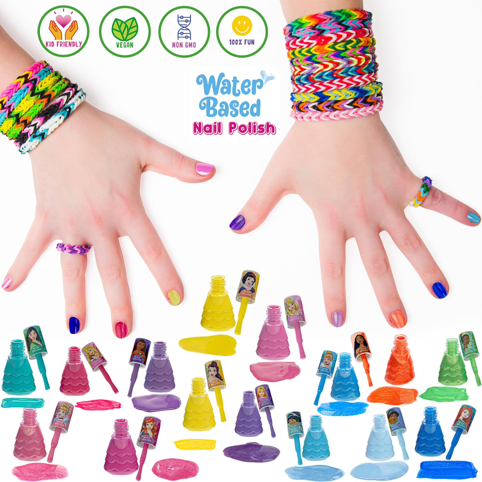 Foto 4 pulgar | Set De Esmaltes De Uñas Townley Girl Disney Princess, 15 Piezas - Venta Internacional.