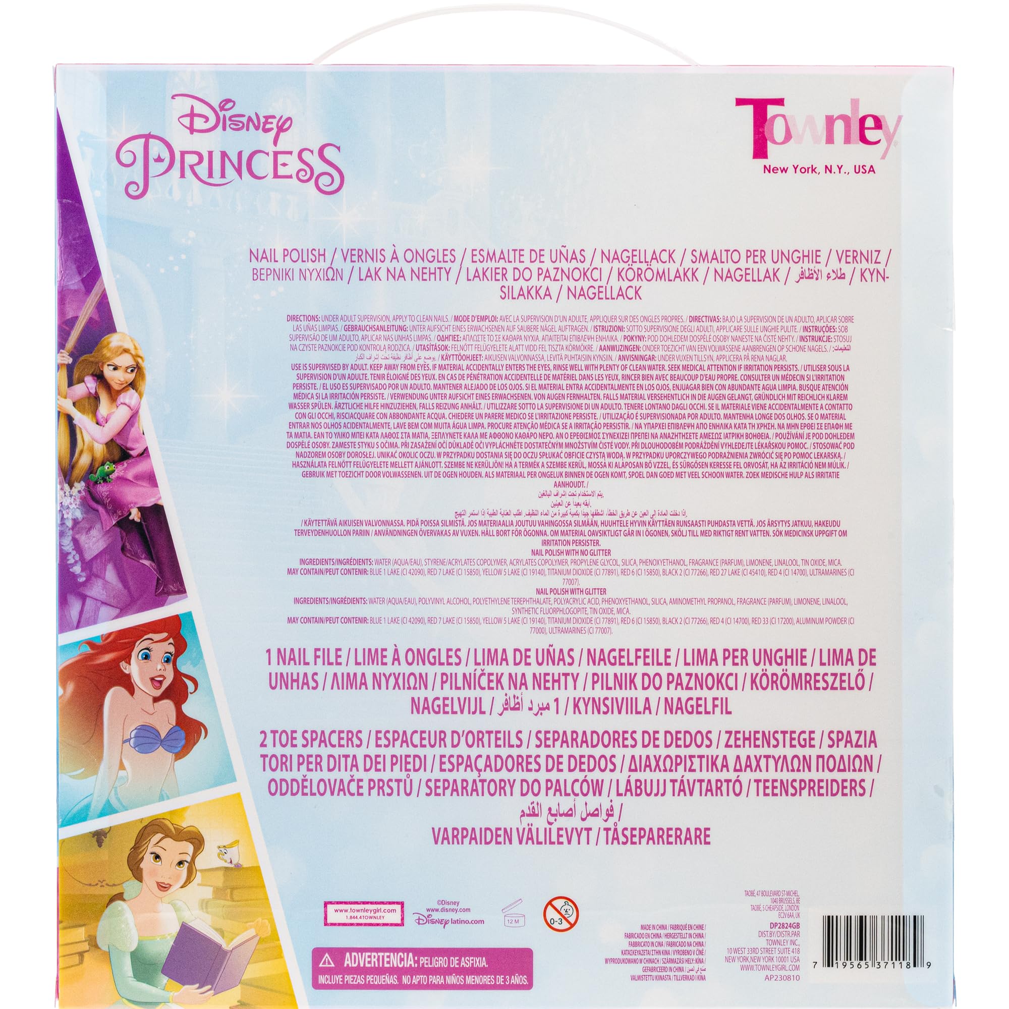 Foto 7 | Set De Esmaltes De Uñas Townley Girl Disney Princess, 15 Piezas - Venta Internacional.