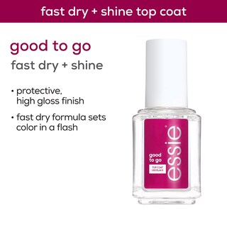 Foto 3 | Esmalte De Uñas Essie Good To Go Top Coat, 13,5 Ml, 8 Unidades, Vegano - Venta Internacional.