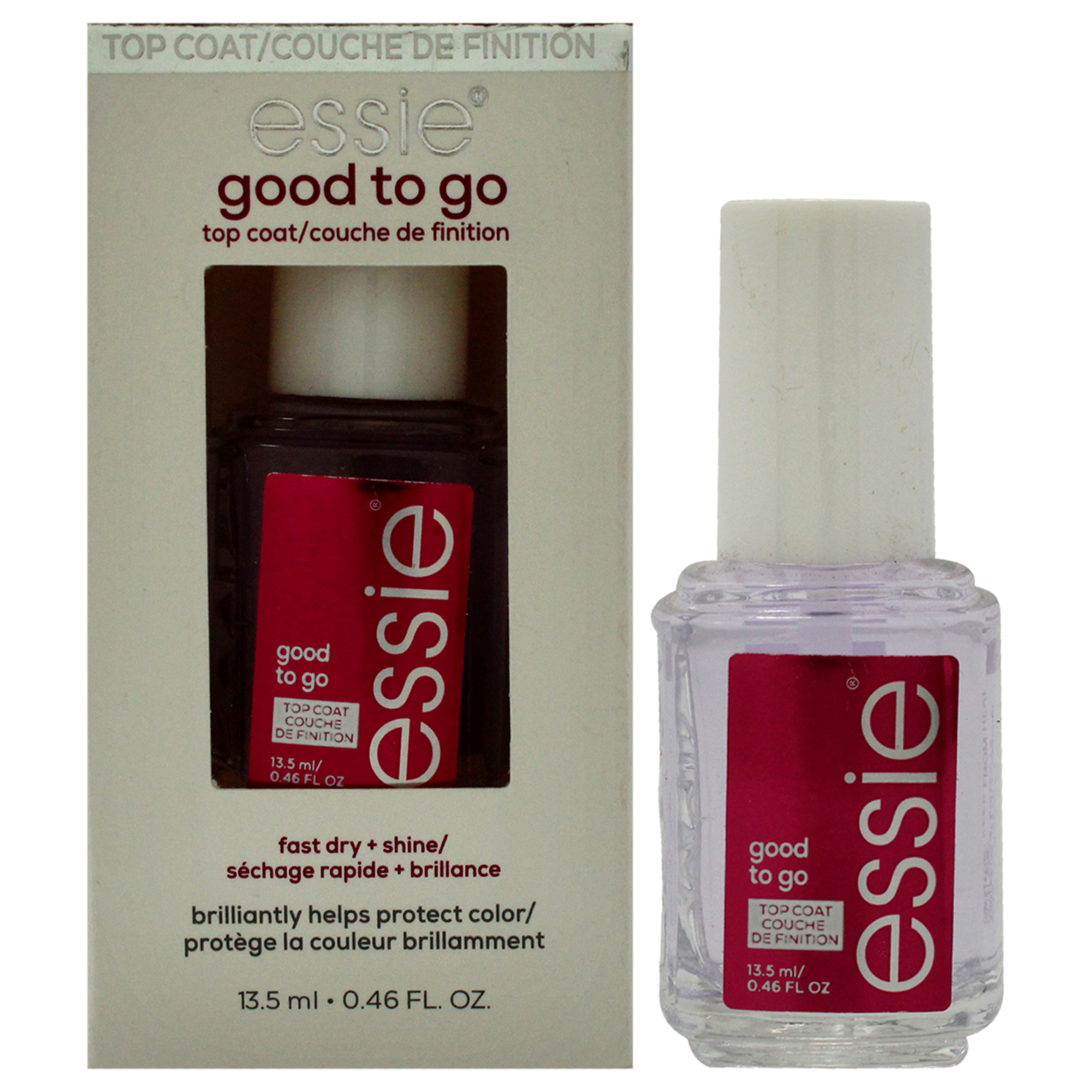 Esmalte De Uñas Top Coat Essie Good To Go Para Mujer, 13,5 Ml - Venta Internacional.