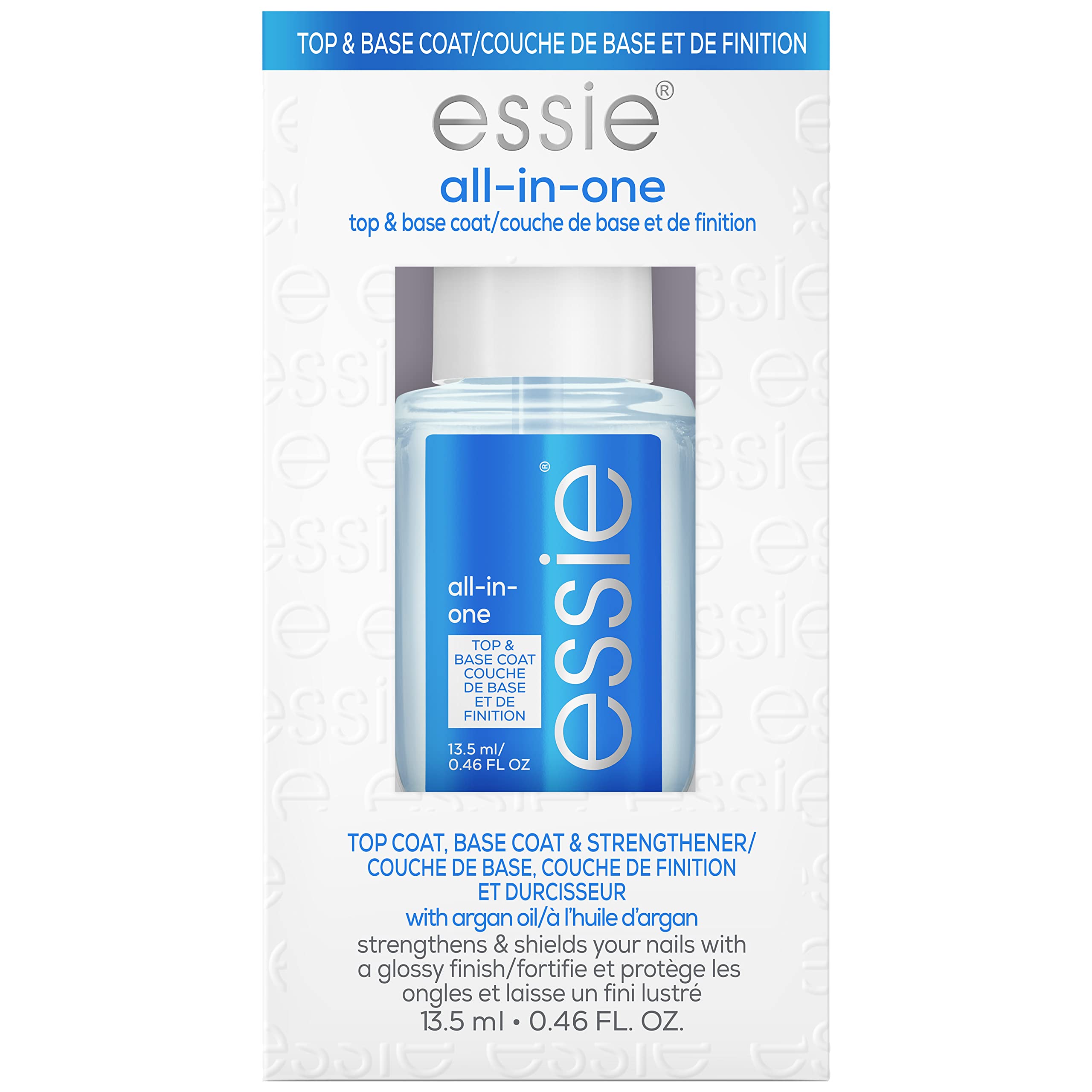 Esmalte De Uñas Essie, Capa Base Y Capa Superior Todo En Uno, 13,5 Ml - Venta Internacional.