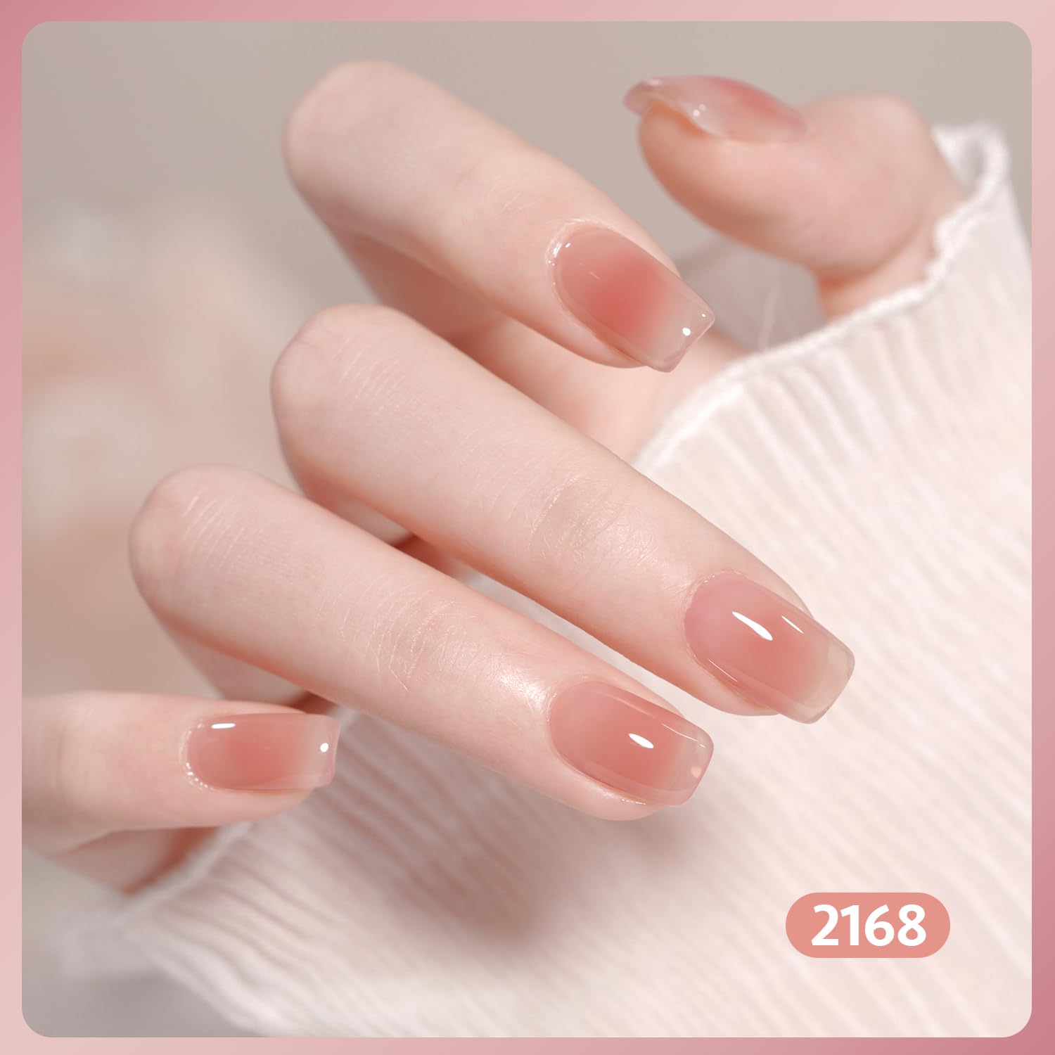 Foto 4 pulgar | Set De Esmaltes De Uñas En Gel Gaoy Jelly Nude Pink, 6 Colores, 6,5 Ml - Venta Internacional.