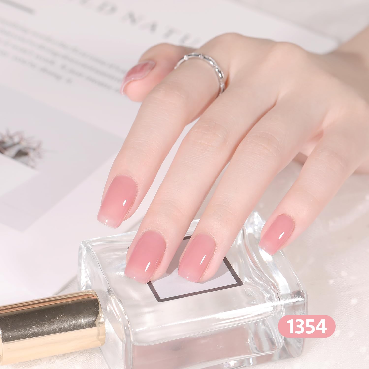 Foto 5 pulgar | Set De Esmaltes De Uñas En Gel Gaoy Jelly Nude Pink, 6 Colores, 6,5 Ml - Venta Internacional.