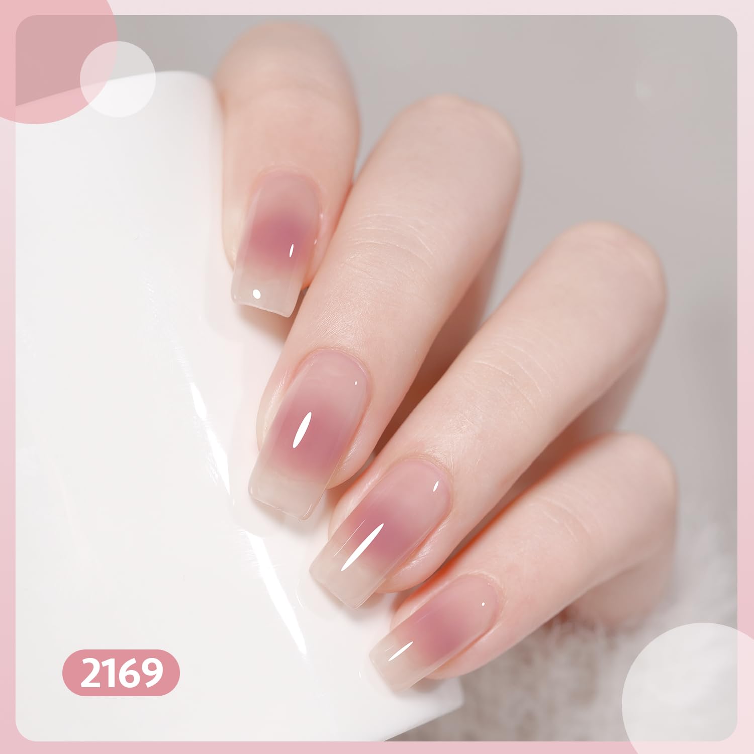 Foto 6 pulgar | Set De Esmaltes De Uñas En Gel Gaoy Jelly Nude Pink, 6 Colores, 6,5 Ml - Venta Internacional.