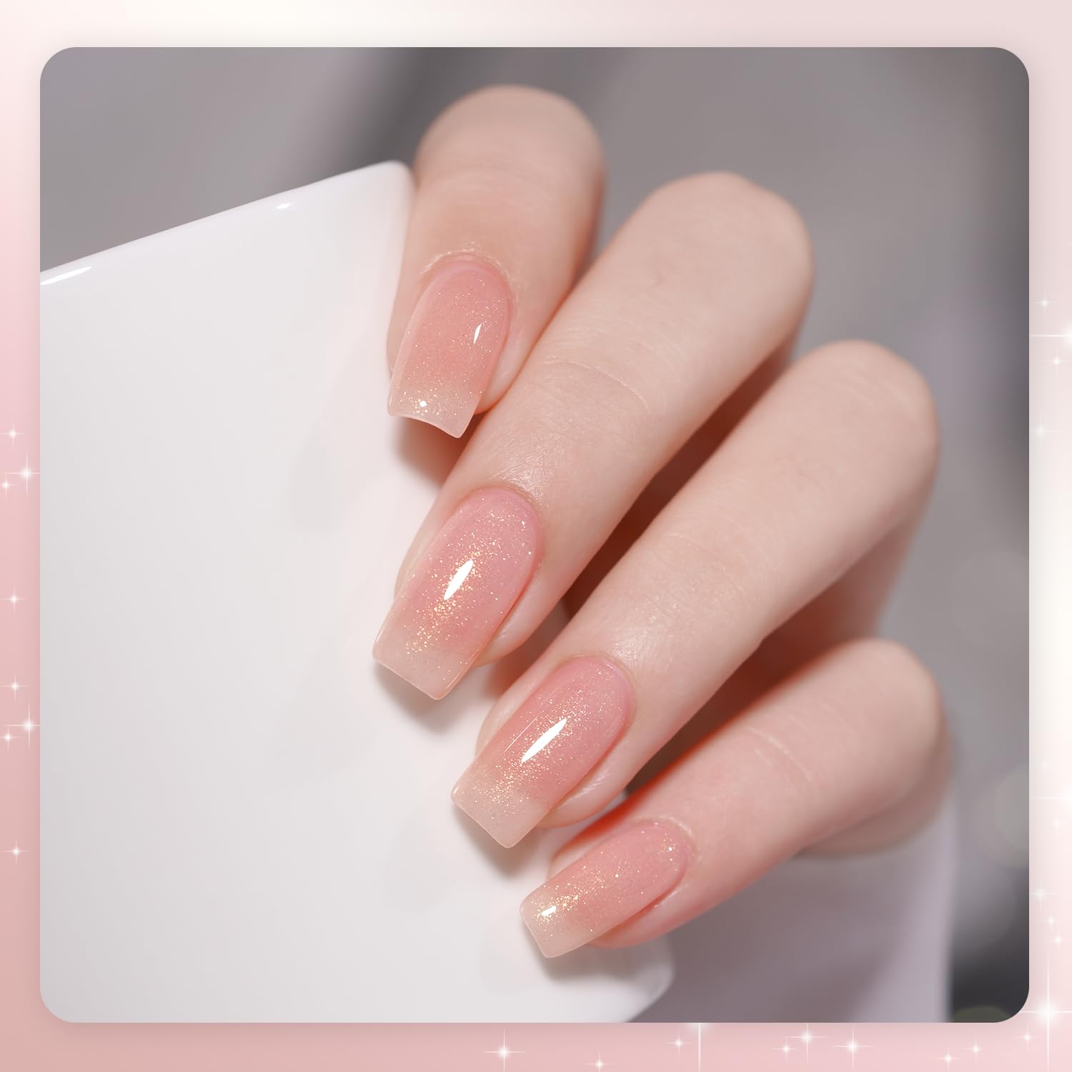 Foto 4 | Set De Esmaltes De Uñas Gaoy Nude Jelly Gel, 6 Colores, 6,5 Ml, Para Salón, Bricolaje - Venta Internacional.