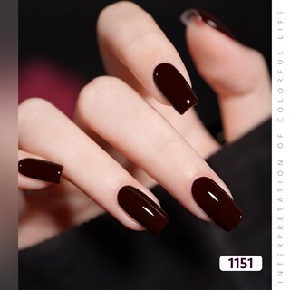 Foto 2 | Set De Esmaltes De Uñas En Gel Gaoy, Rojo Burdeos, 6 Colores, 7,3 Ml, Uv Led - Venta Internacional.
