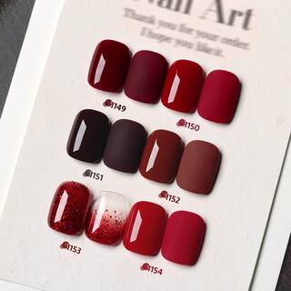Foto 6 | Set De Esmaltes De Uñas En Gel Gaoy, Rojo Burdeos, 6 Colores, 7,3 Ml, Uv Led - Venta Internacional.