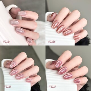 Foto 4 | Set De Esmaltes De Uñas Gaoy Jelly Pink Silver Cat Eye Con Imán - Venta Internacional.