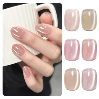 Foto 1 | Set De Esmaltes De Uñas Gaoy Cat Eye Gel Con Imán, 6 Colores, 7,3 Ml - Venta Internacional.