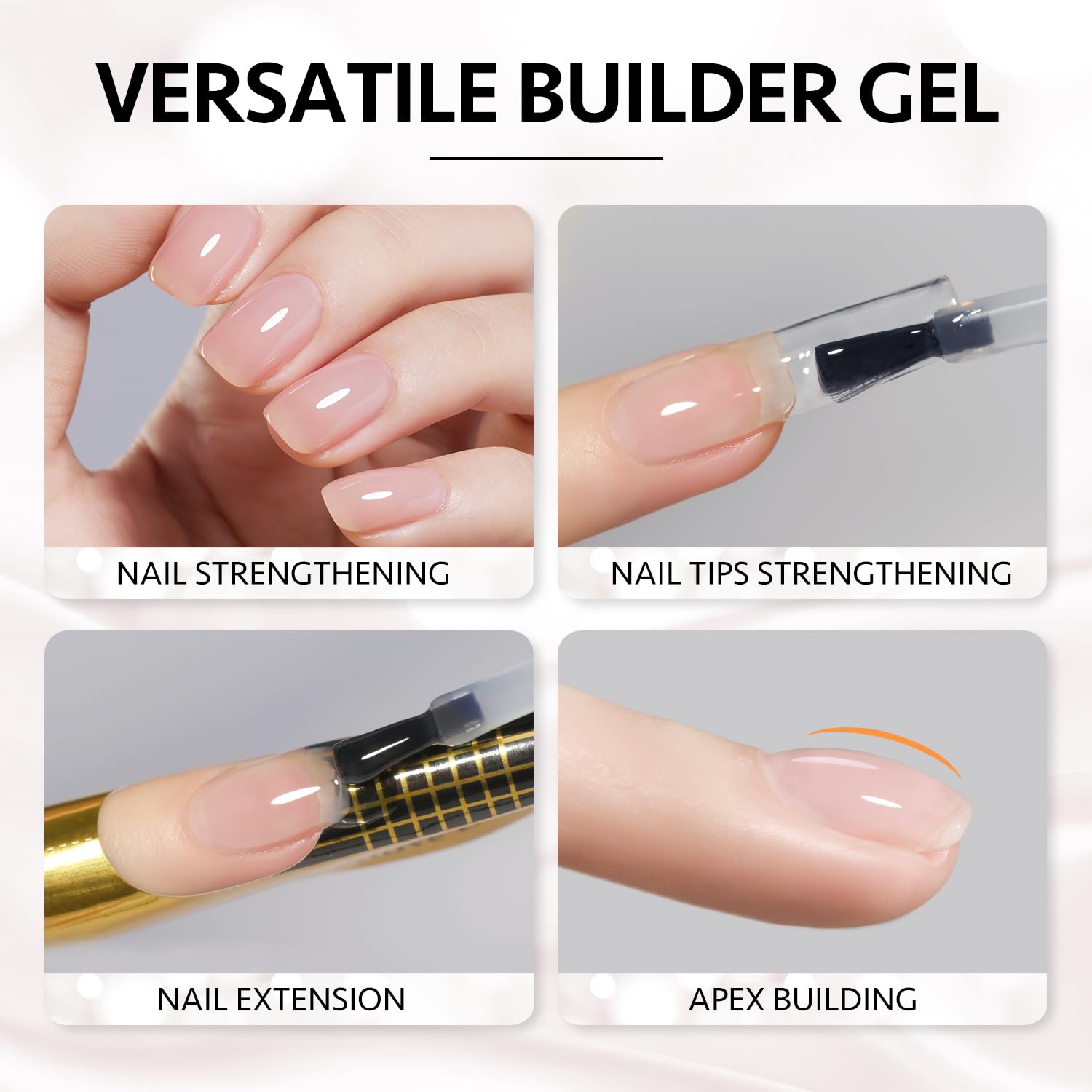 Foto 6 pulgar | Set De Gel Constructor Gaoy Para Uñas, 6 Colores, 7,3 Ml, Vivid Nude - Venta Internacional.