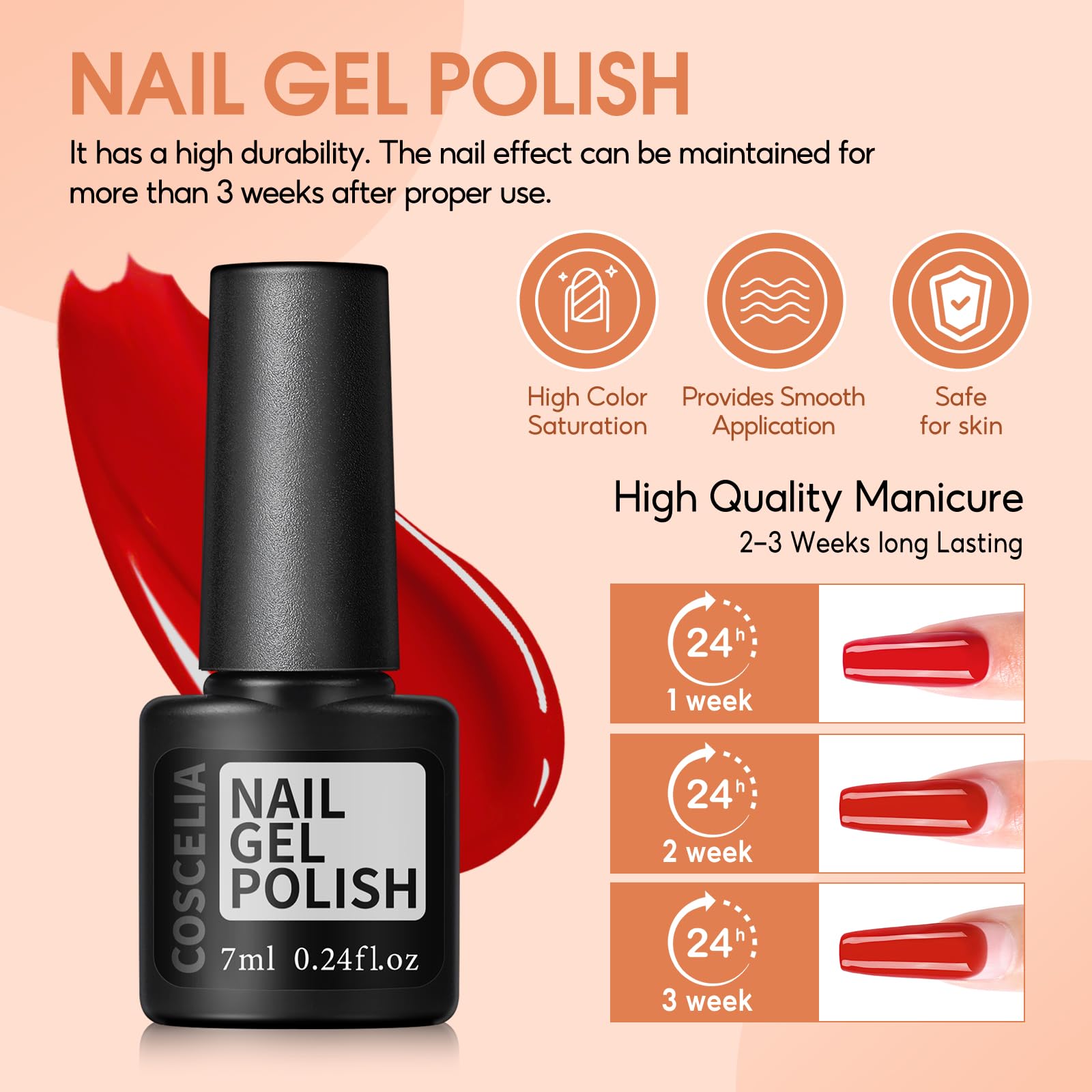 Foto 5 | Kit De Esmalte De Uñas En Gel Coscelia 35 Colores Con Luz Uv Y Taladro - Venta Internacional.