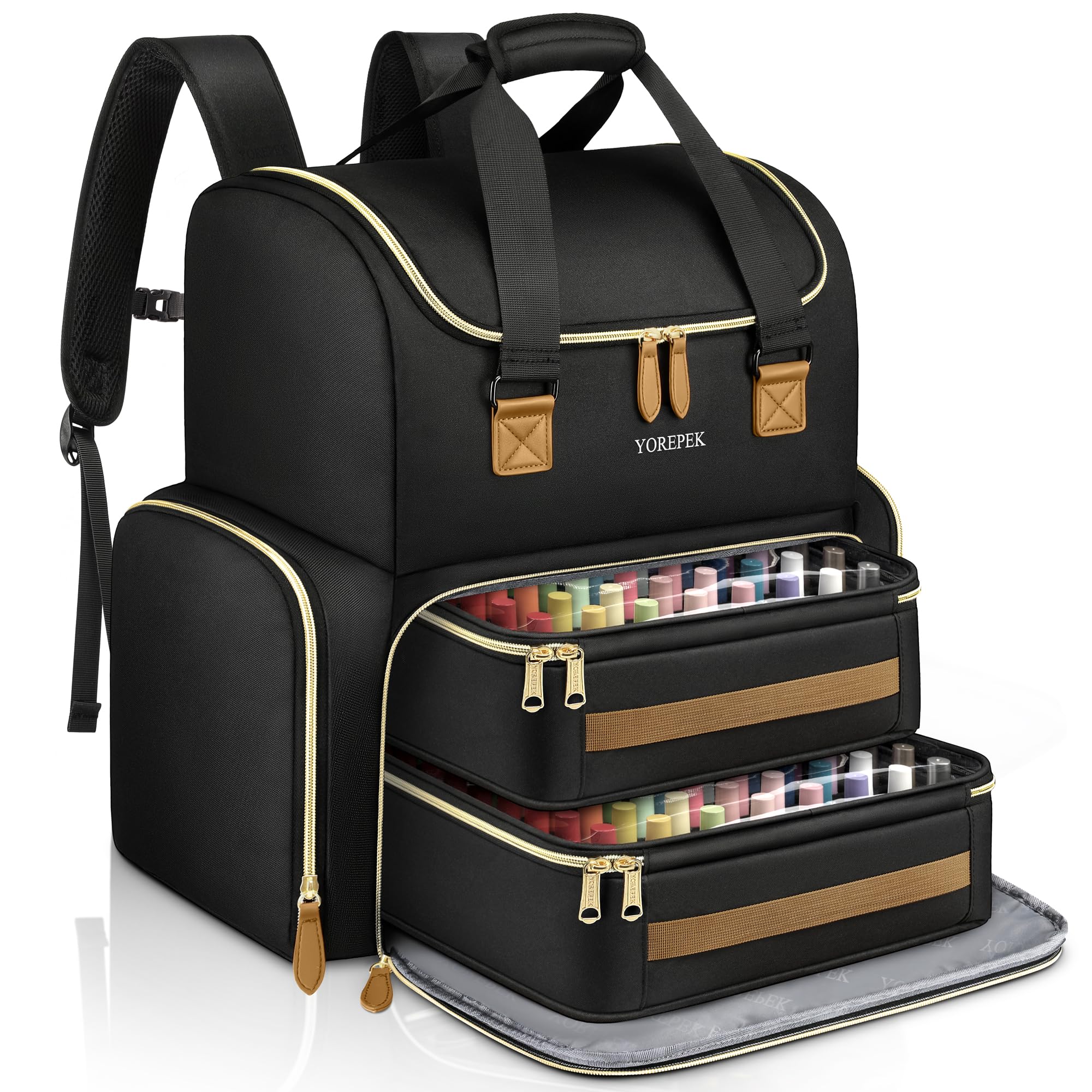Foto 2 pulgar | Funda Organizadora Para Esmaltes De Uñas, Mochila Yorepek, Extra Grande - Venta Internacional.