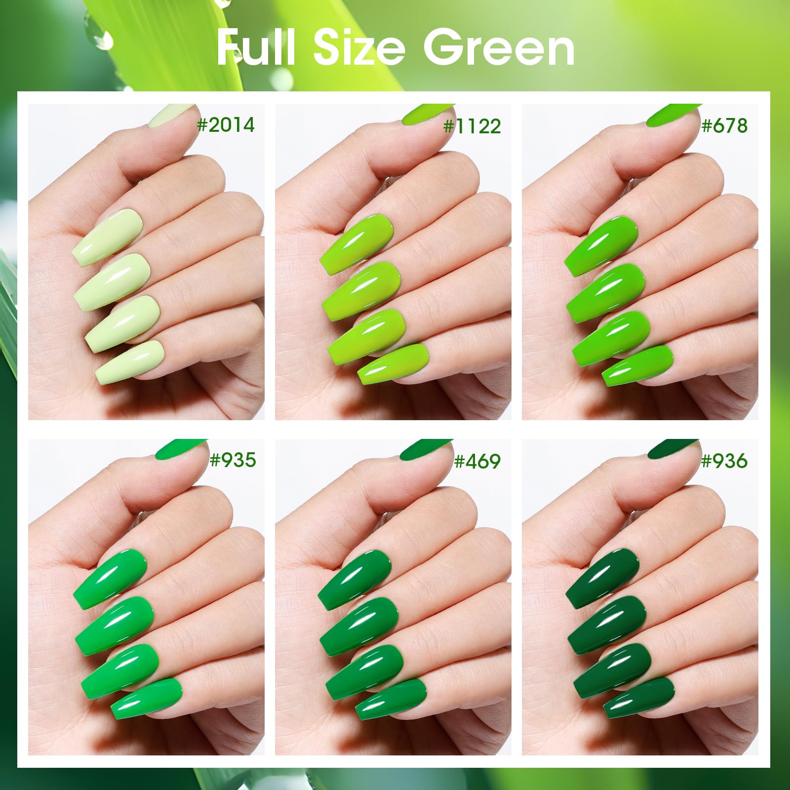 Foto 3 pulgar | Set De Esmaltes De Uñas Gellen Green, Sin Gel, De Secado Rápido, 6 Colores - Venta Internacional.