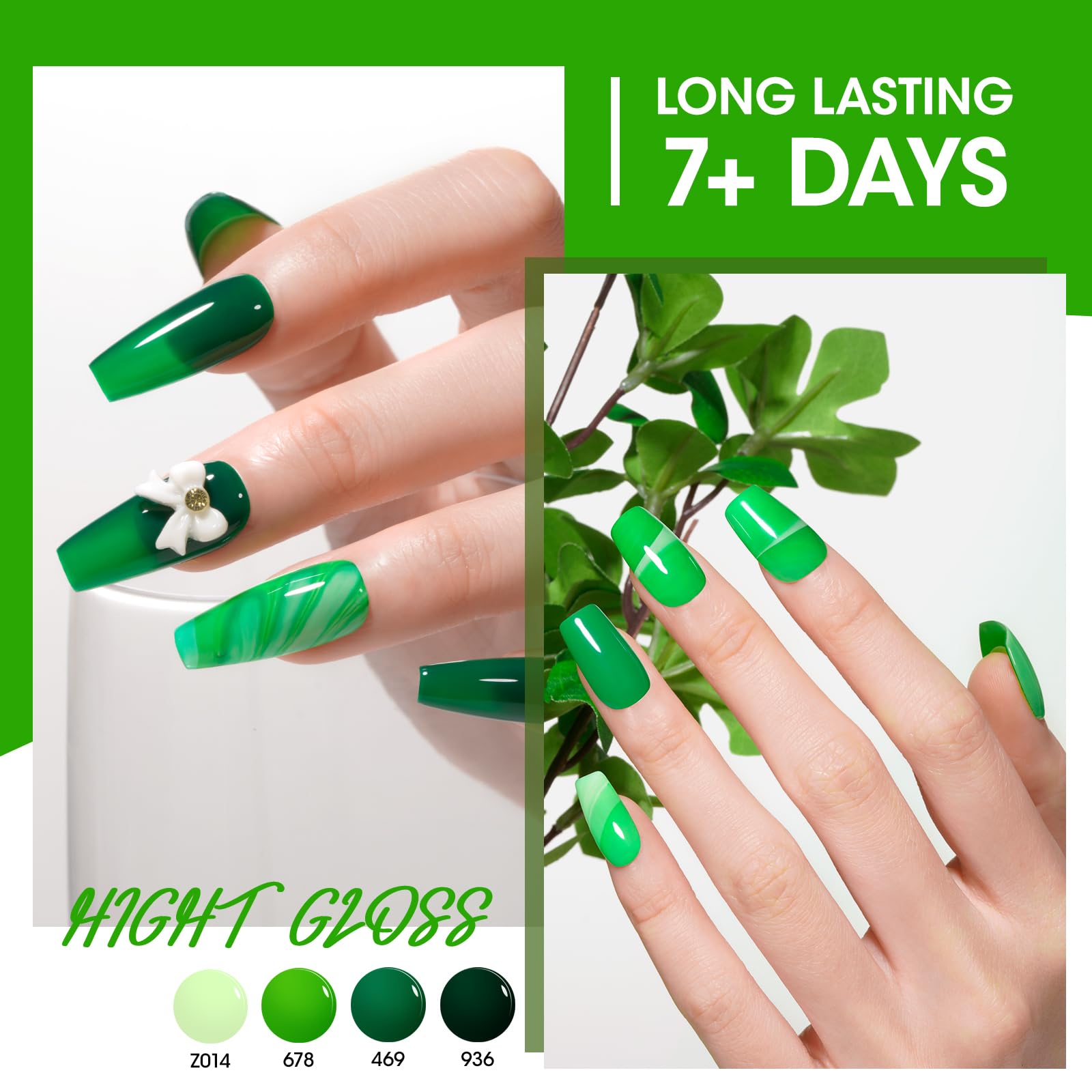 Foto 5 pulgar | Set De Esmaltes De Uñas Gellen Green, Sin Gel, De Secado Rápido, 6 Colores - Venta Internacional.