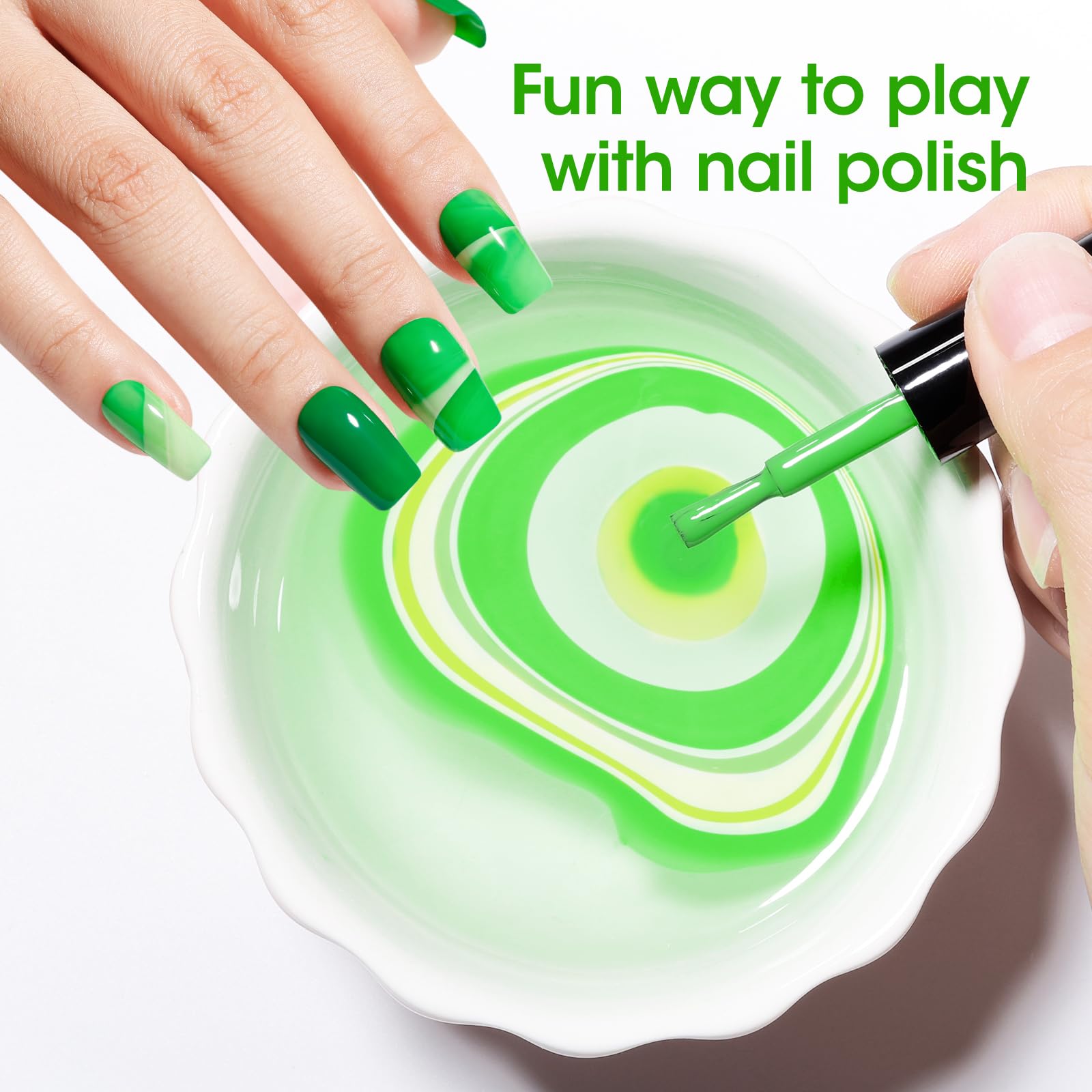Foto 5 | Set De Esmaltes De Uñas Gellen Green, Sin Gel, De Secado Rápido, 6 Colores - Venta Internacional.