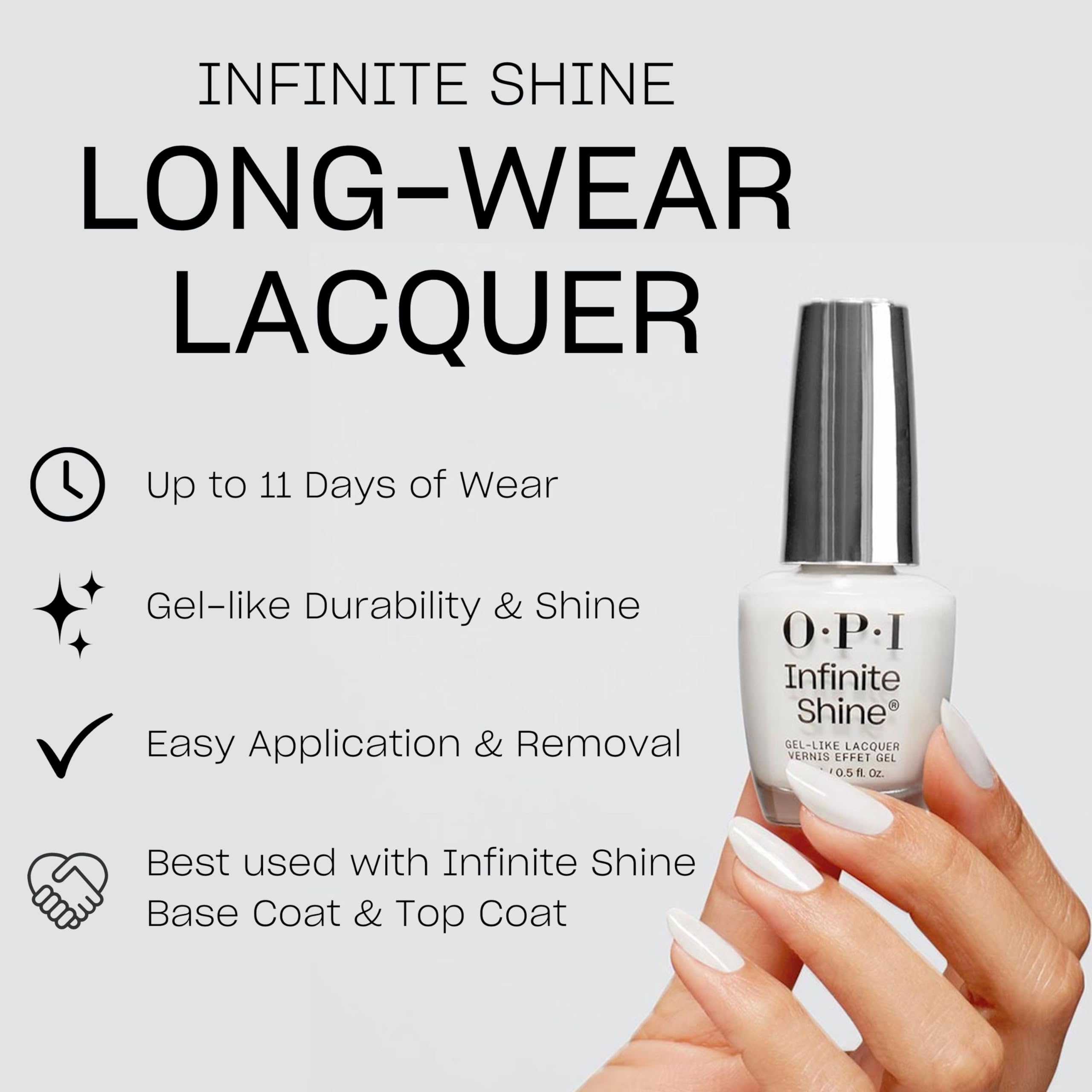 Foto 6 pulgar | Base De Esmalte De Uñas Opi Infinite Shine Long Wear - Venta Internacional.