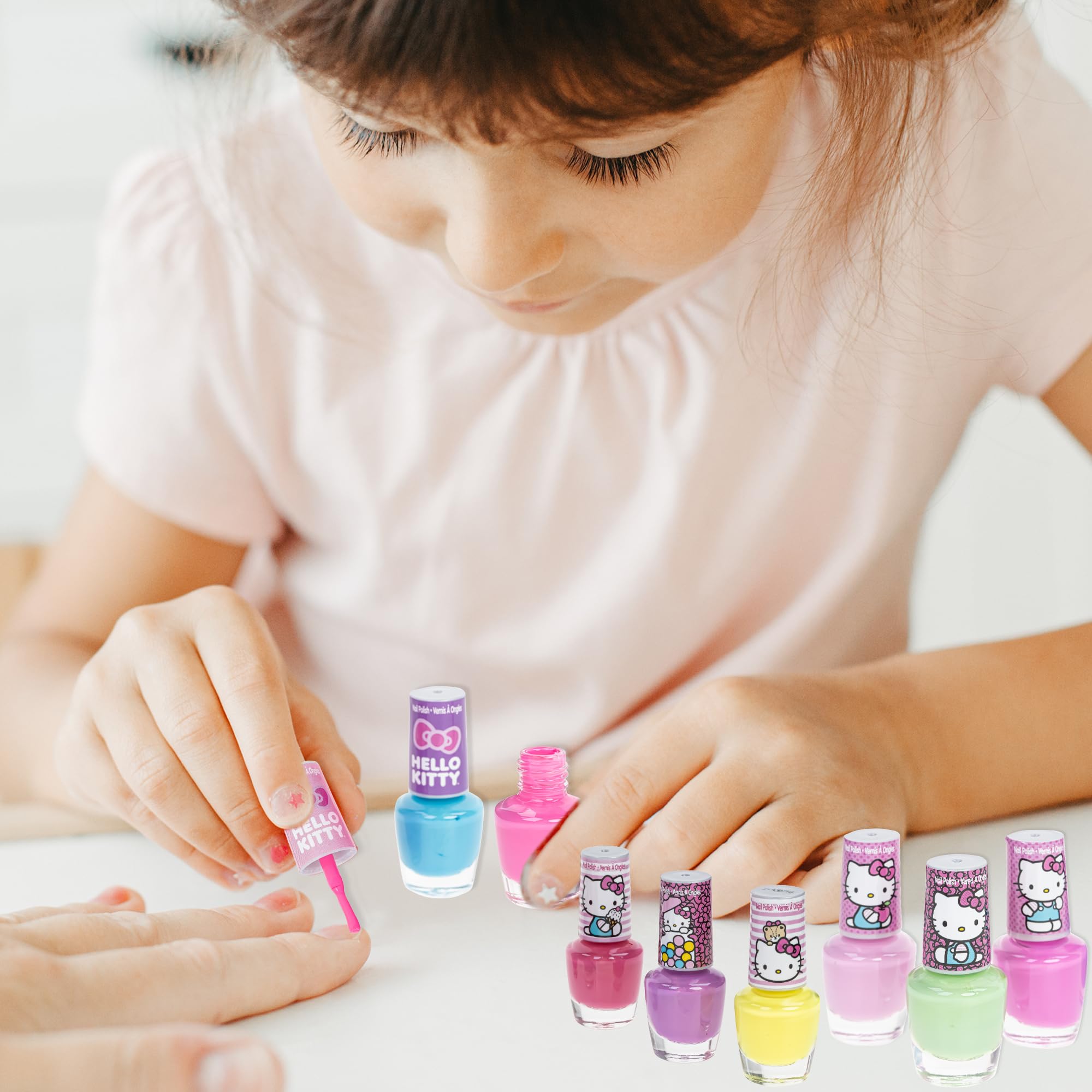 Foto 4 | Set De Esmaltes De Uñas Townley Girl Hello Kitty, Paquete De 8 Para Niñas A Partir De 3 Años - Venta Internacional.