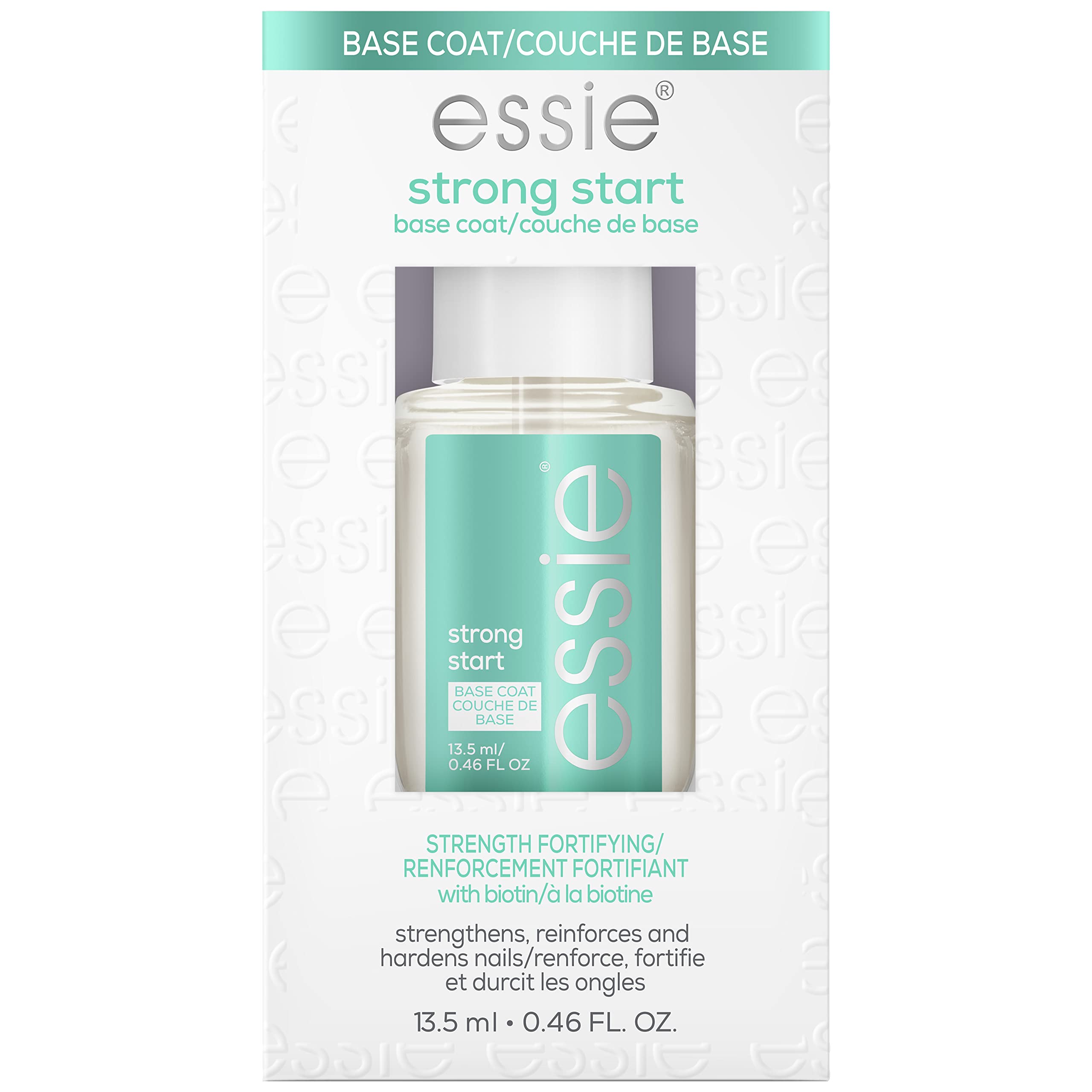 Capa Base Essie Strong Start Para El Cuidado De Las Uñas, 13,5 Ml, 8 Unidades, Vegana - Venta Internacional.