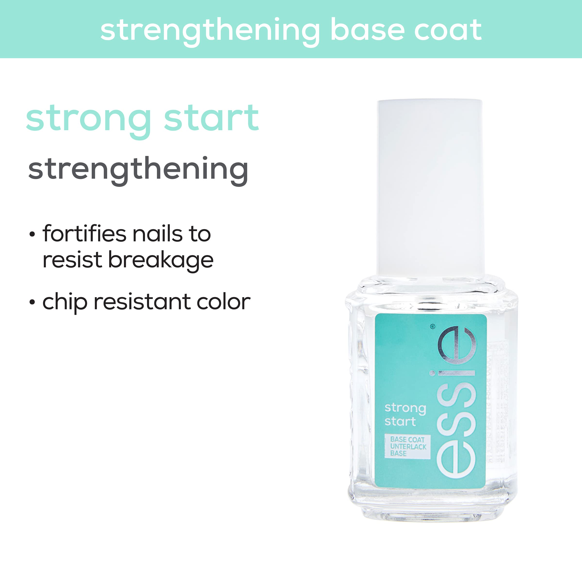 Foto 4 pulgar | Capa Base Essie Strong Start Para El Cuidado De Las Uñas, 13,5 Ml, 8 Unidades, Vegana - Venta Internacional.