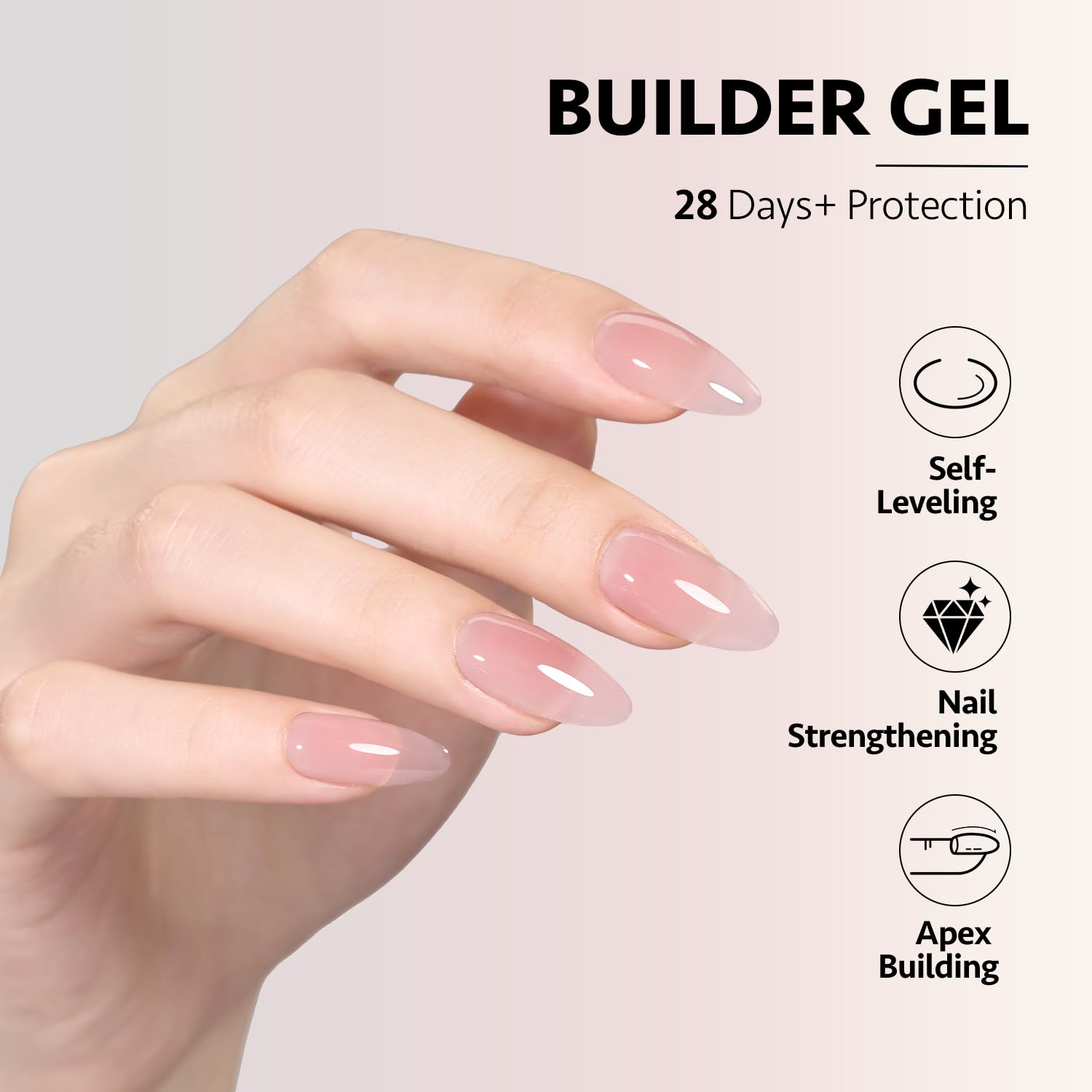 Foto 4 pulgar | Set De Gel Constructor Gaoy 6 Colores Para Uñas De 7,3 Ml Soak Off - Venta Internacional.