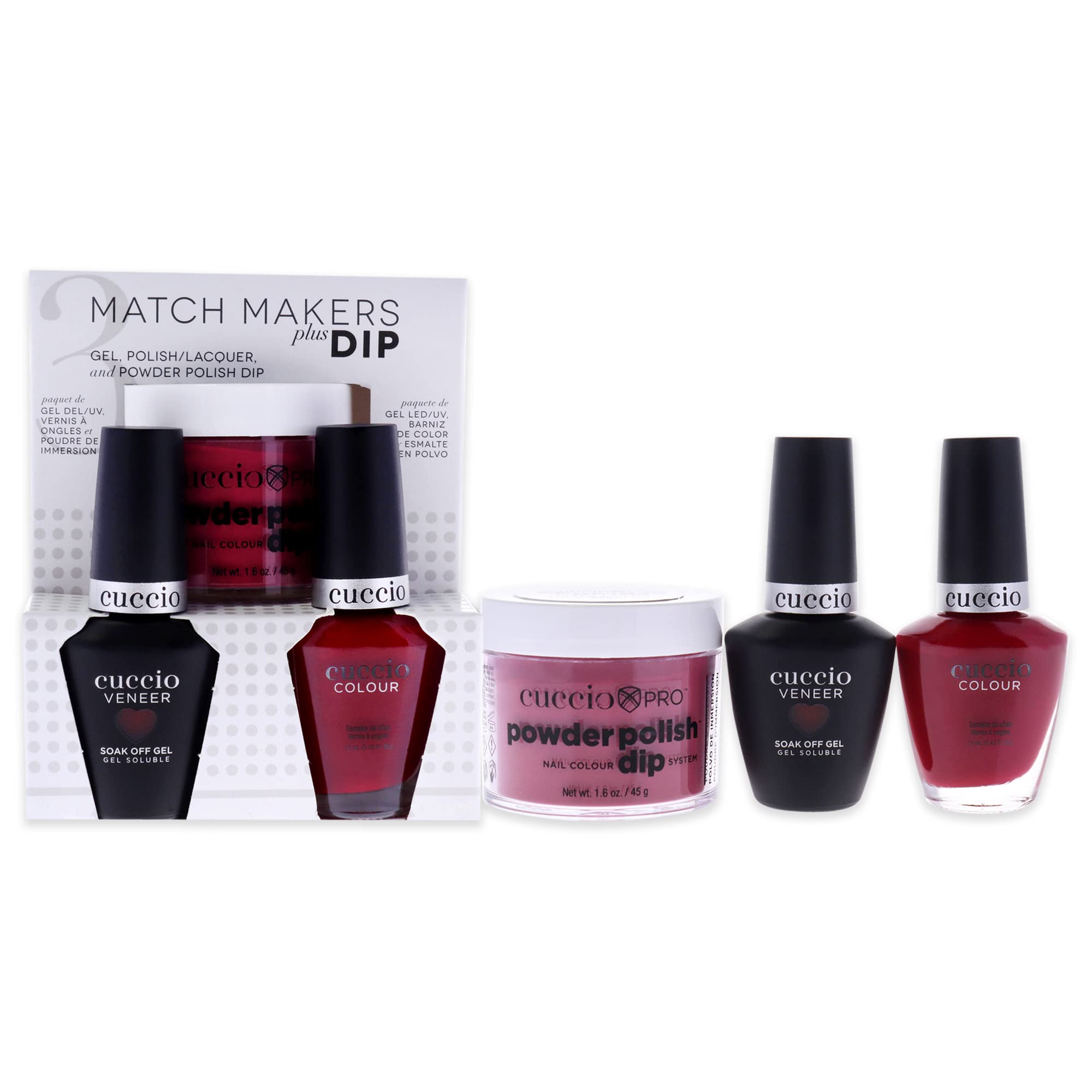Foto 2 pulgar | Kit De Baño Para Uñas Cuccio Colour Matchmakers Plus Red Eye Shanghai - Venta Internacional.