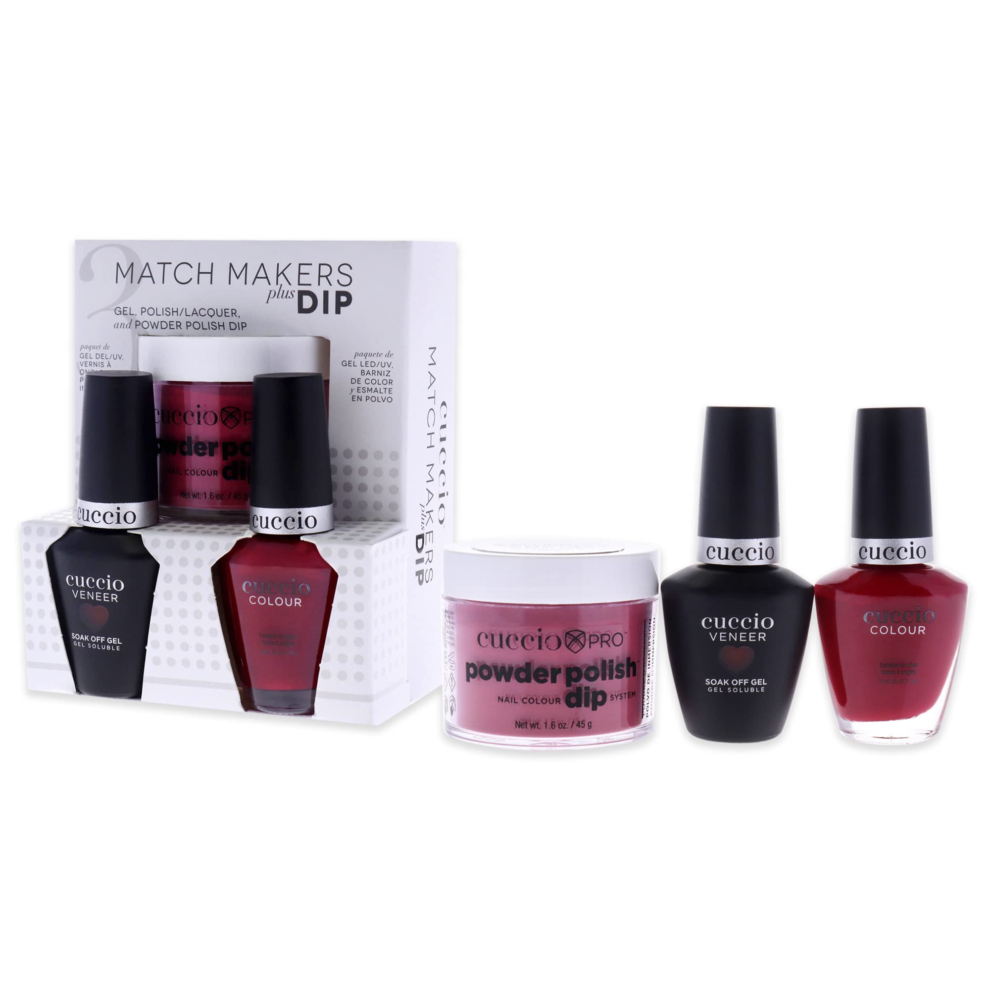 Foto 5 pulgar | Kit De Baño Para Uñas Cuccio Colour Matchmakers Plus Red Eye Shanghai - Venta Internacional.
