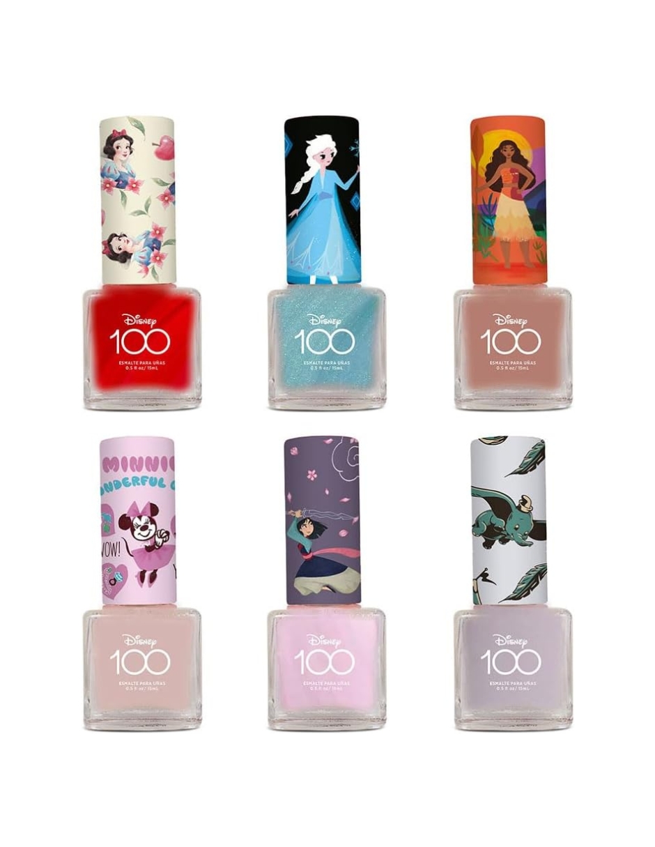 Foto 3 pulgar | Esmaltes Para Uñas Republic Cosmetics Disney – Set De 6 Piezas Inspirado En Princesas. Colores Brillantes Y D